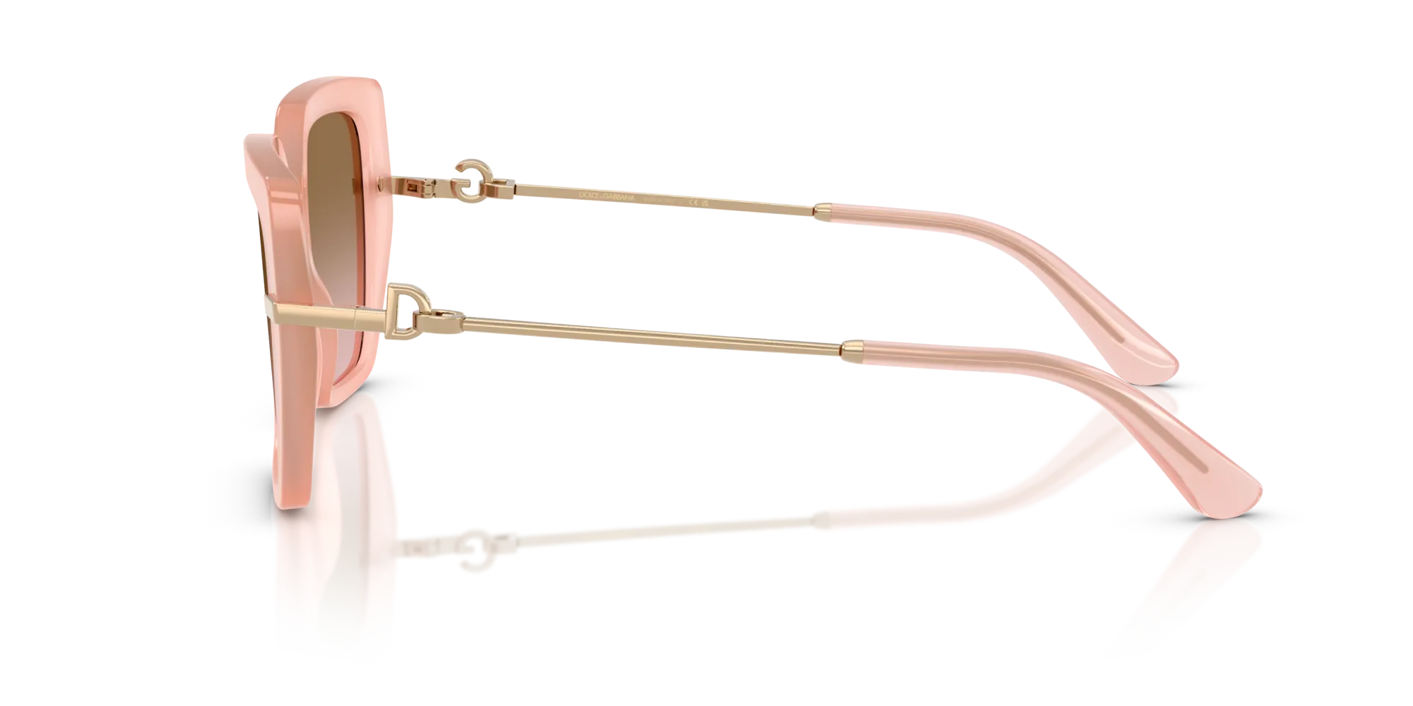 Dolce & Gabbana DG4474 343611 Occhiali da sole Acetato Rosa Rosa Farfalla Normale Sfumato - immagine 4