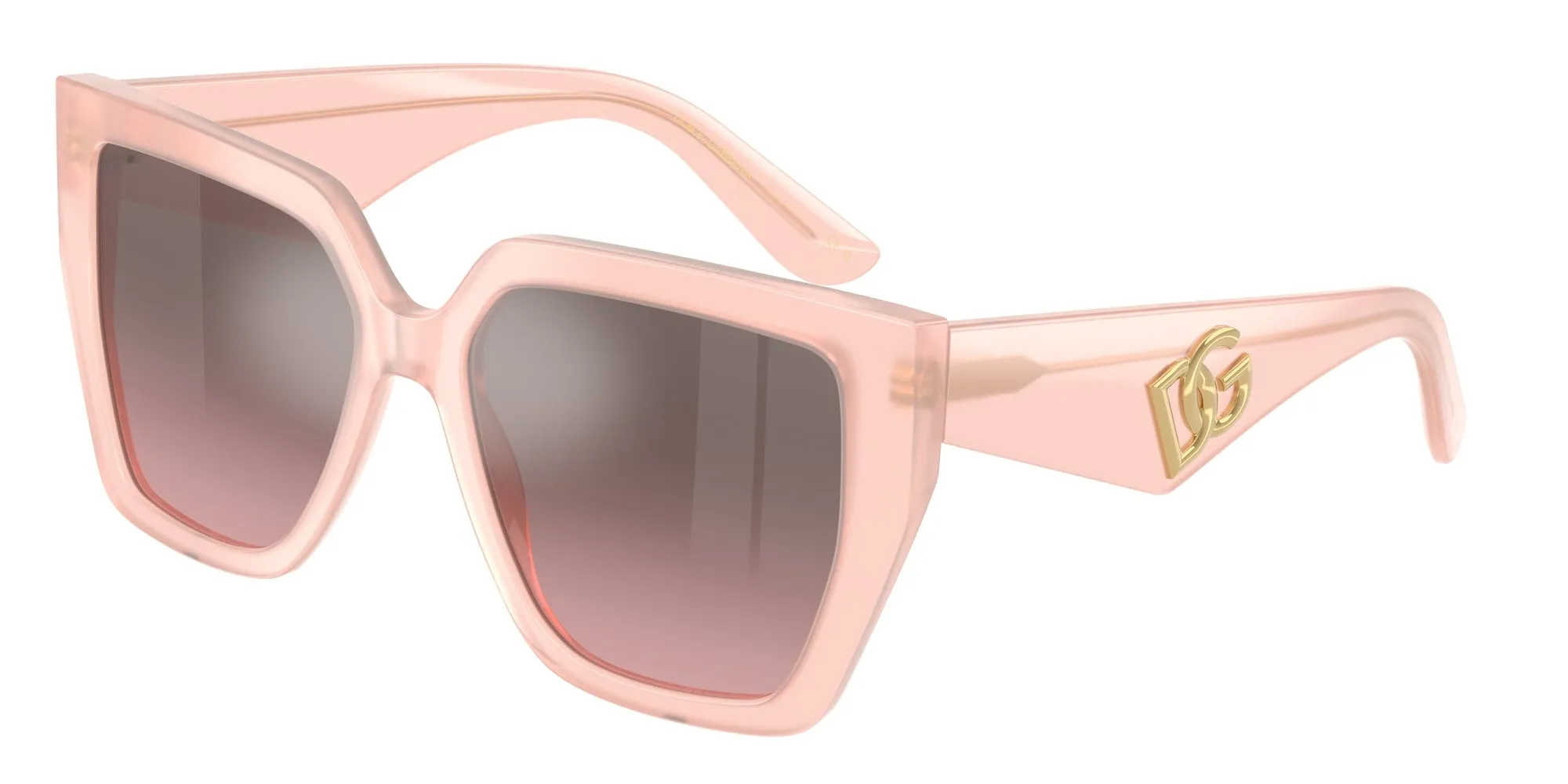 Dolce & Gabbana DG4438 33847E Occhiali da sole Acetato Rosa Rosa Squadrata Normale Sfumato - immagine 1