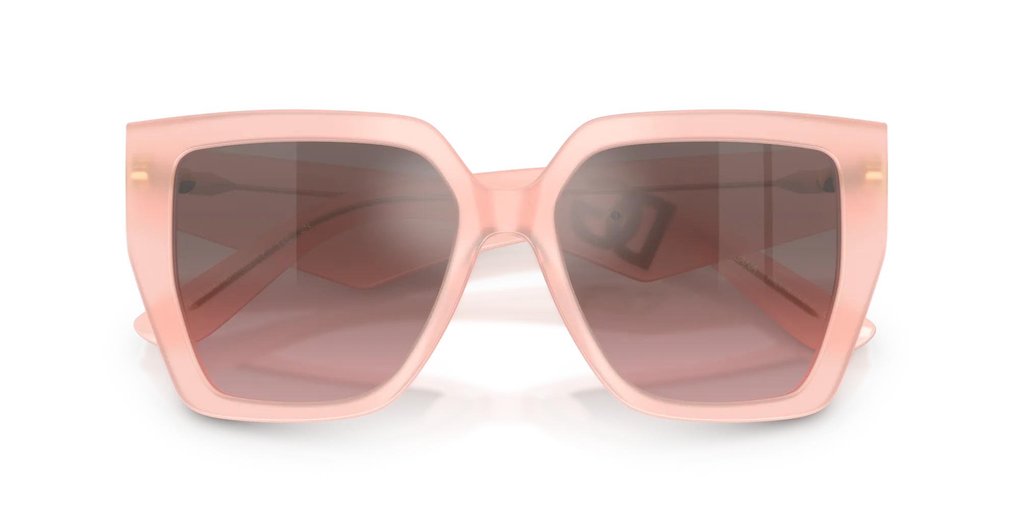 Dolce & Gabbana DG4438 33847E Occhiali da sole Acetato Rosa Rosa Squadrata Normale Sfumato - immagine 2