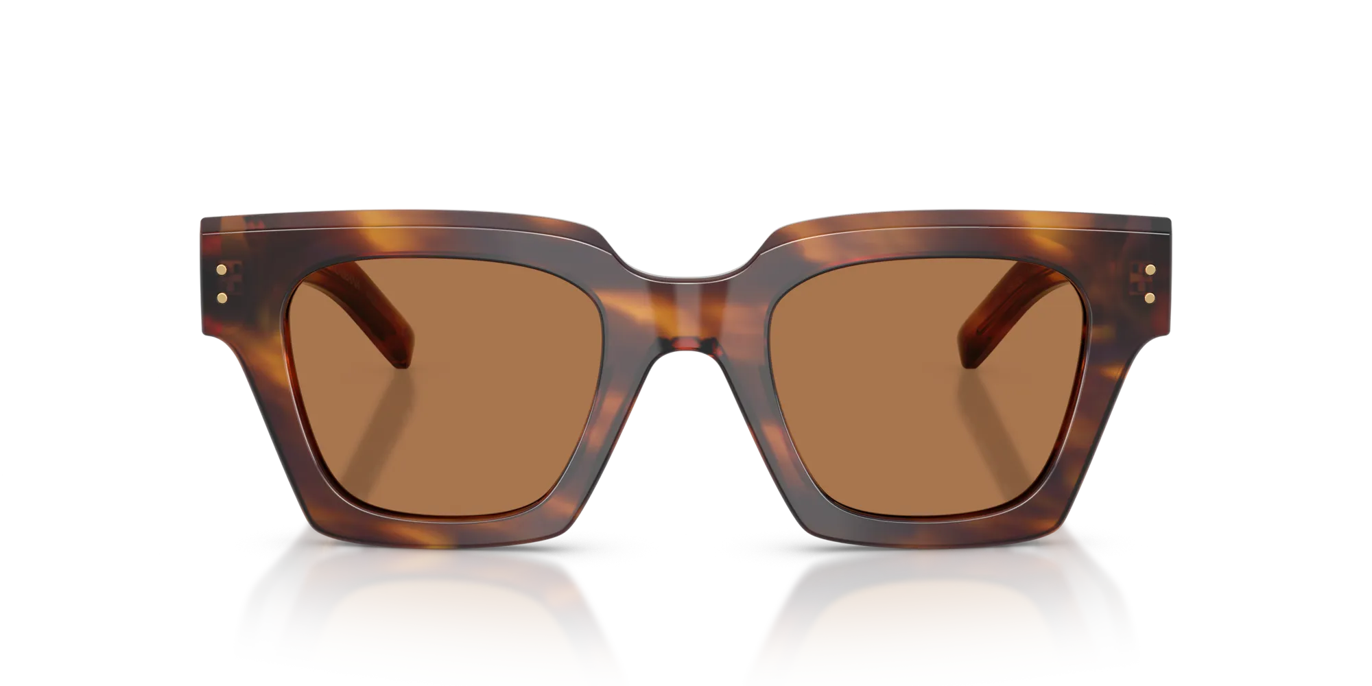 Dolce & Gabbana DG4413 306373 Occhiali da sole Acetato Tartaruga Bronzo Squadrata Normale - immagine 3