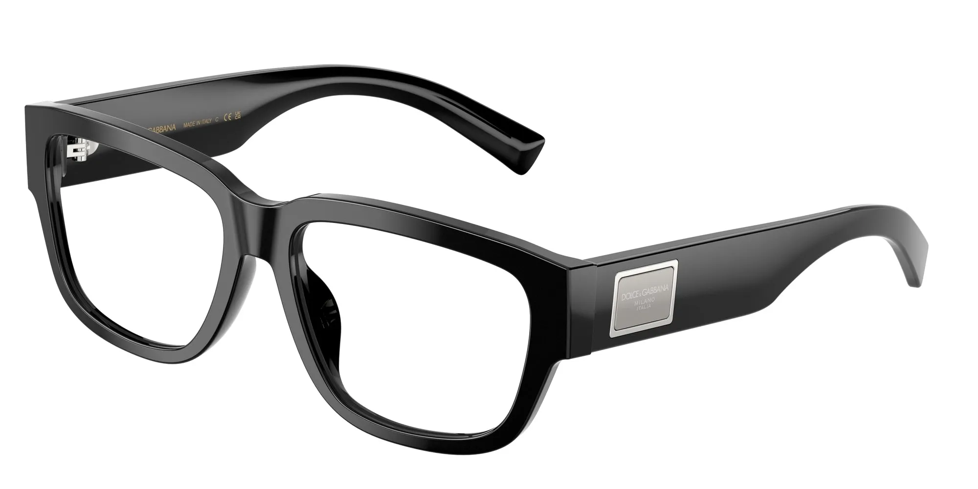 Dolce & Gabbana DG3423 501 Montature da vista Acetato Nero Squadrata Normale - immagine 1