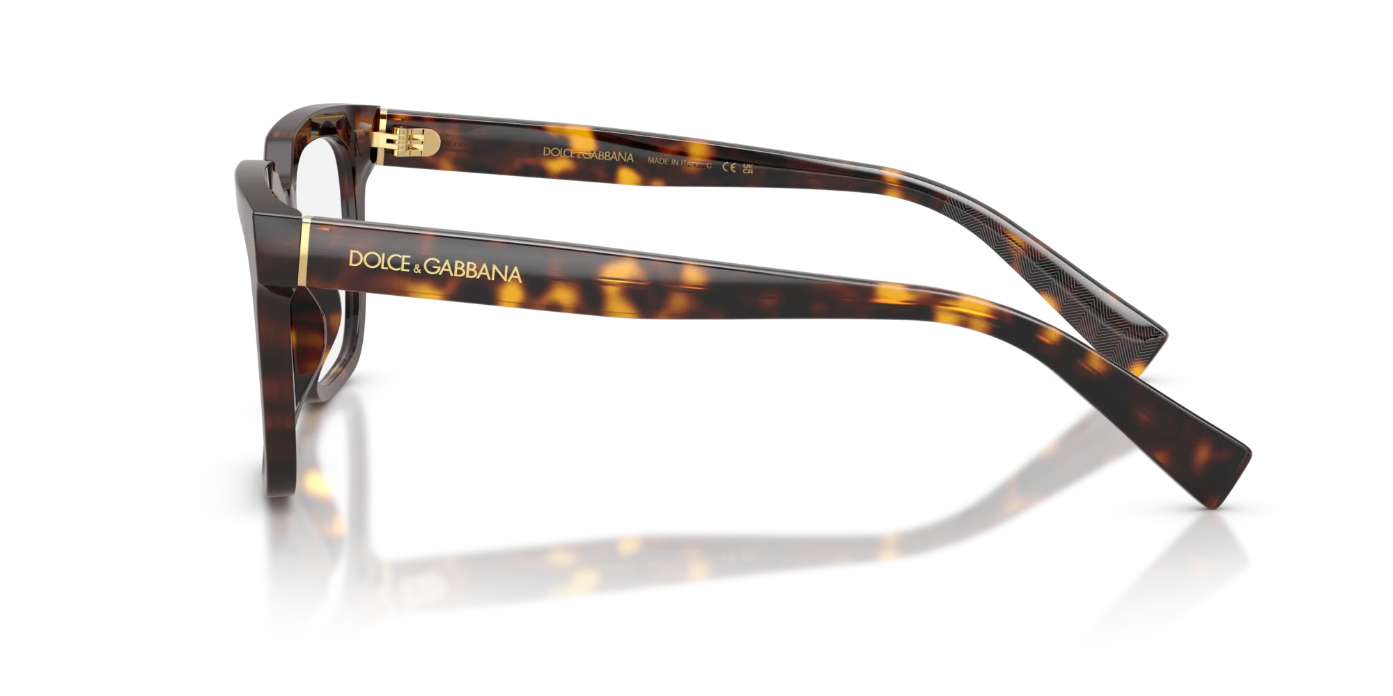 Dolce & Gabbana DG3422 502 Montature da vista Acetato Tartaruga Squadrata Normale - immagine 4