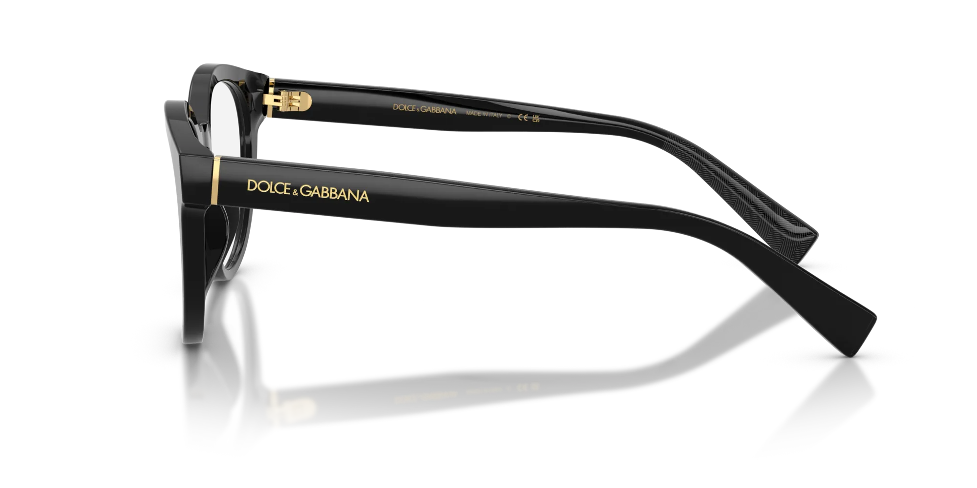 Dolce & Gabbana DG3421 501 Montature da vista Acetato Nero Pantos Normale - immagine 4