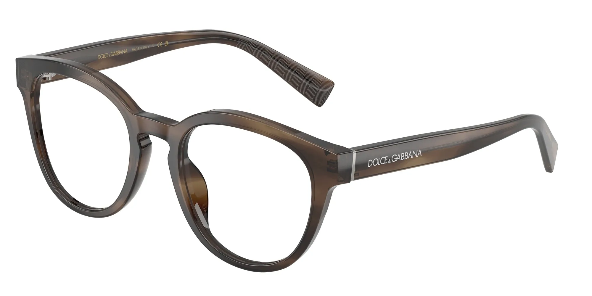 Dolce & Gabbana DG3421 3200 Montature da vista Acetato Marrone Pantos Normale - immagine 1