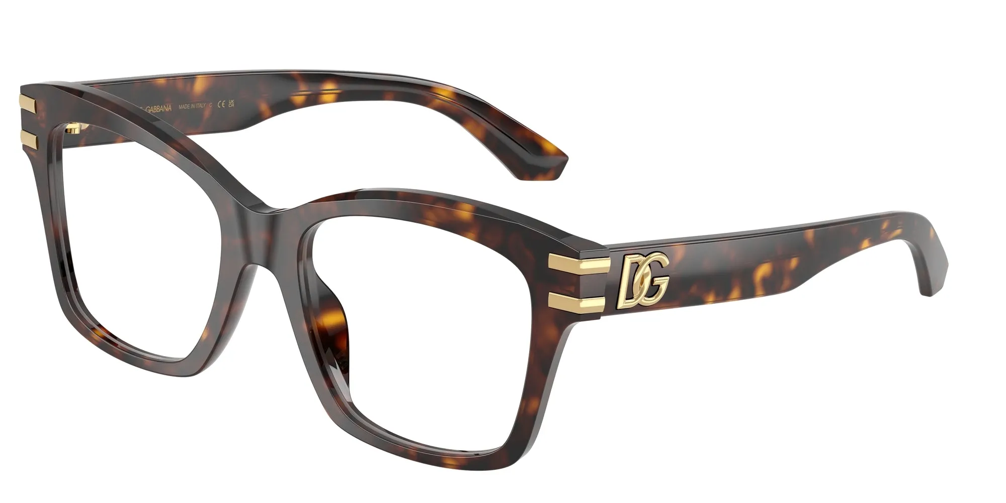 Dolce & Gabbana DG3419 502 Montature da vista Acetato Tartaruga Squadrata Normale - immagine 1