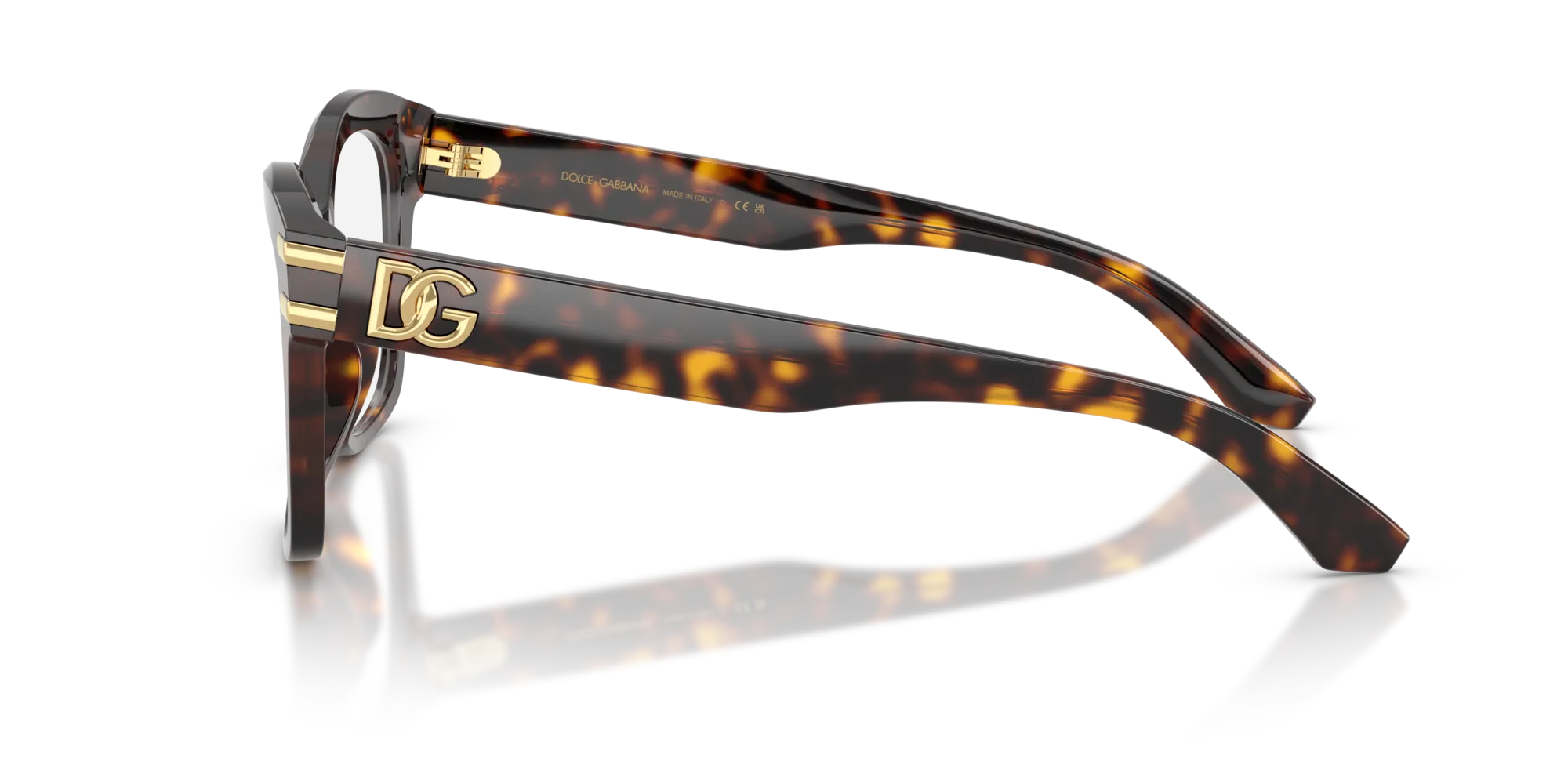 Dolce & Gabbana DG3419 502 Montature da vista Acetato Tartaruga Squadrata Normale - immagine 4