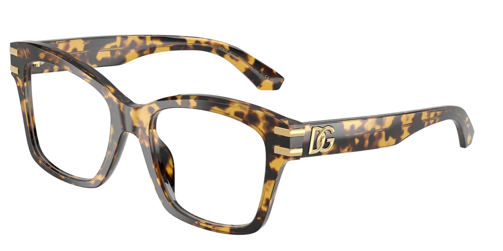 Dolce & Gabbana DG3419 3330 Montature da vista Acetato Tartaruga Squadrata Normale - immagine 1