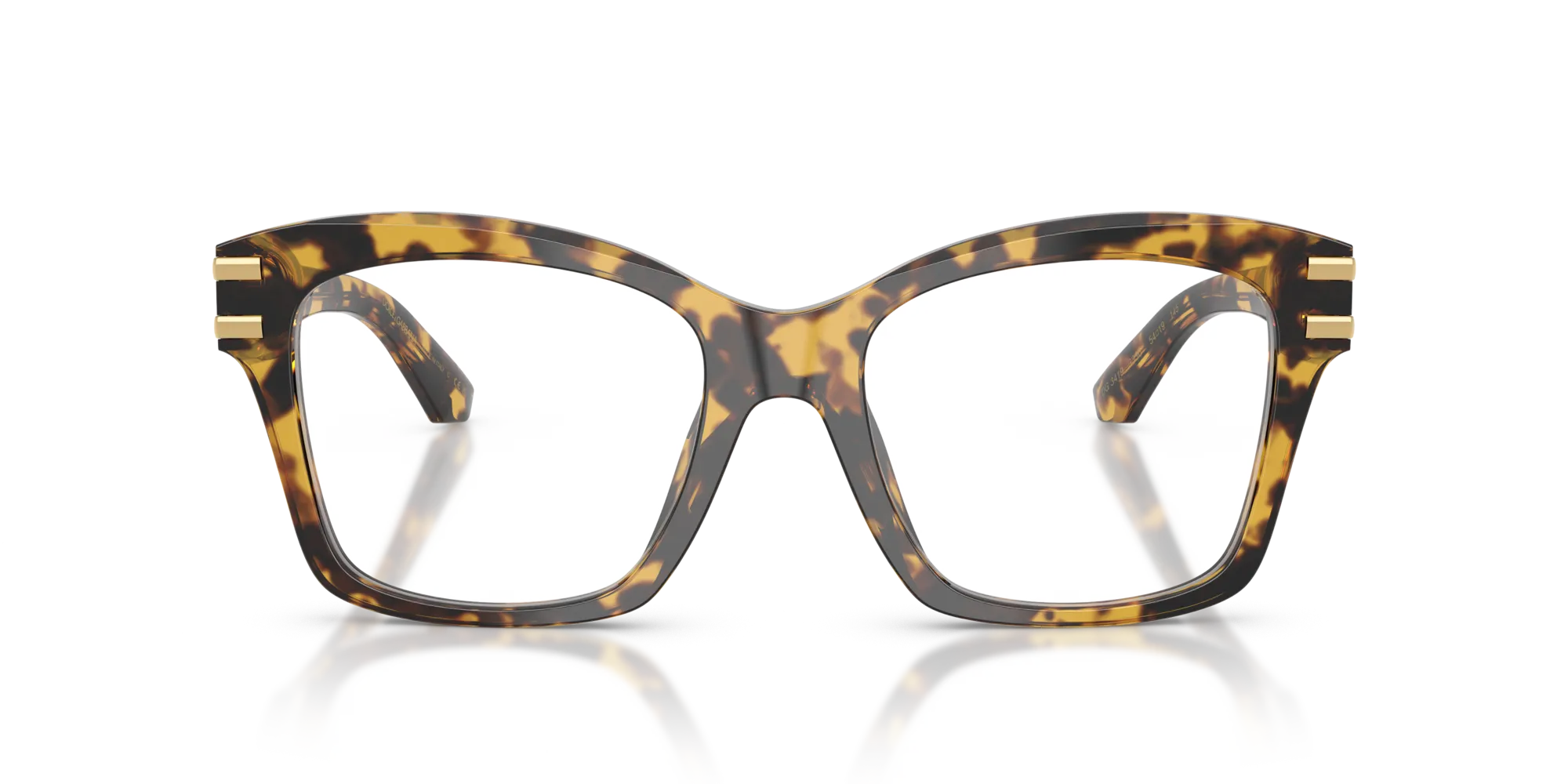 Dolce & Gabbana DG3419 3330 Montature da vista Acetato Tartaruga Squadrata Normale - immagine 3