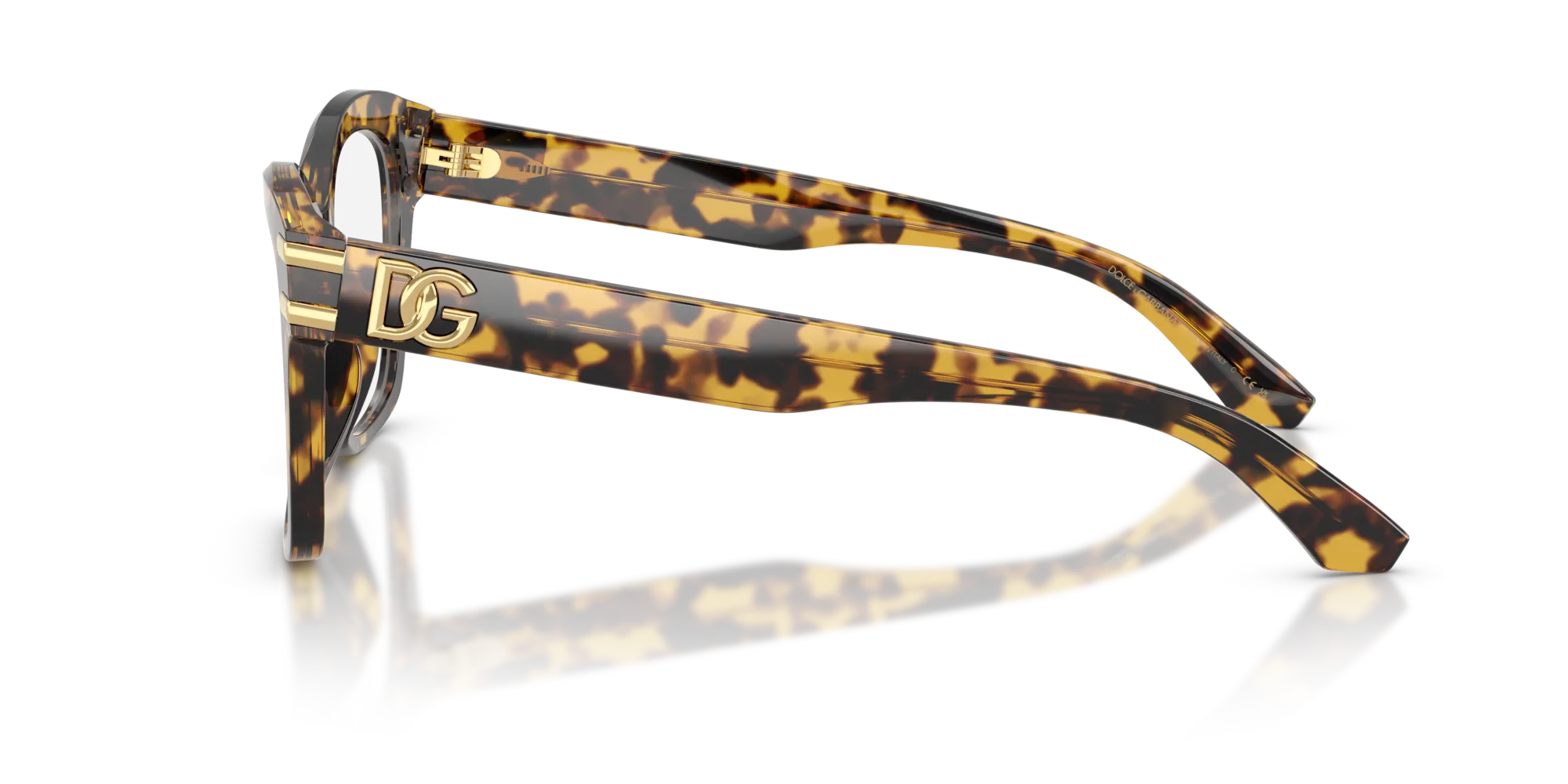 Dolce & Gabbana DG3419 3330 Montature da vista Acetato Tartaruga Squadrata Normale - immagine 4