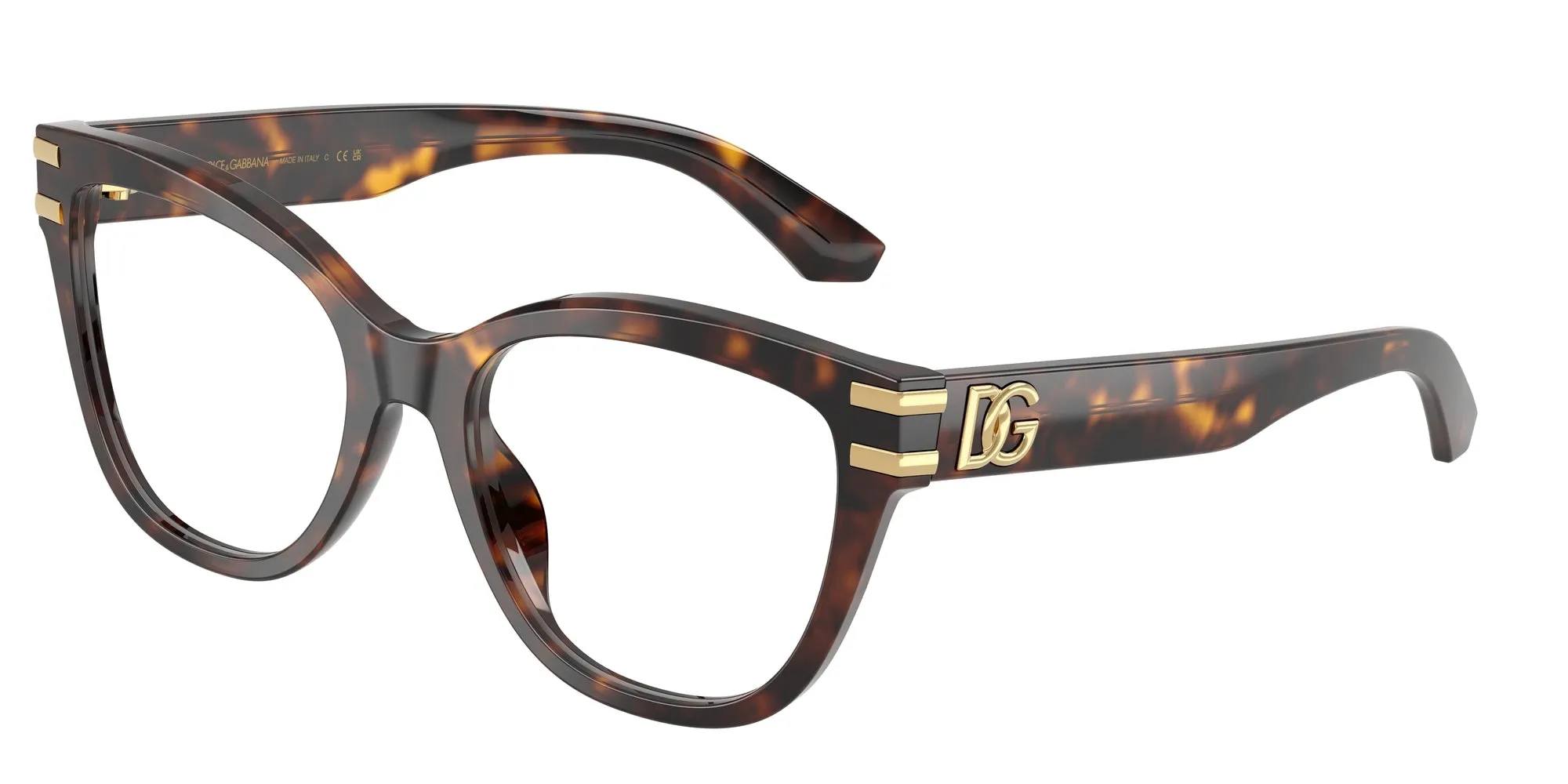 Dolce & Gabbana DG3418 502 Montature da vista Acetato Tartaruga Farfalla Normale - immagine 1
