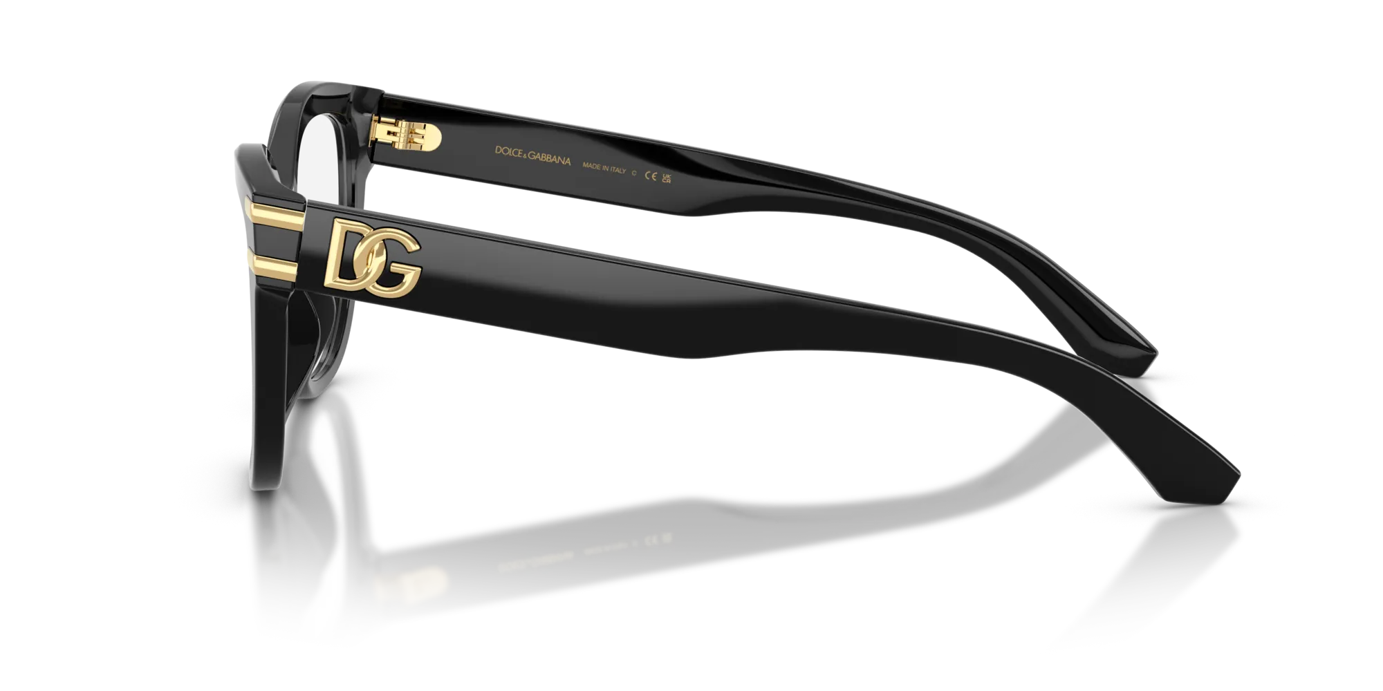 Dolce & Gabbana DG3418 501 Montature da vista Acetato Nero Farfalla Normale - immagine 4