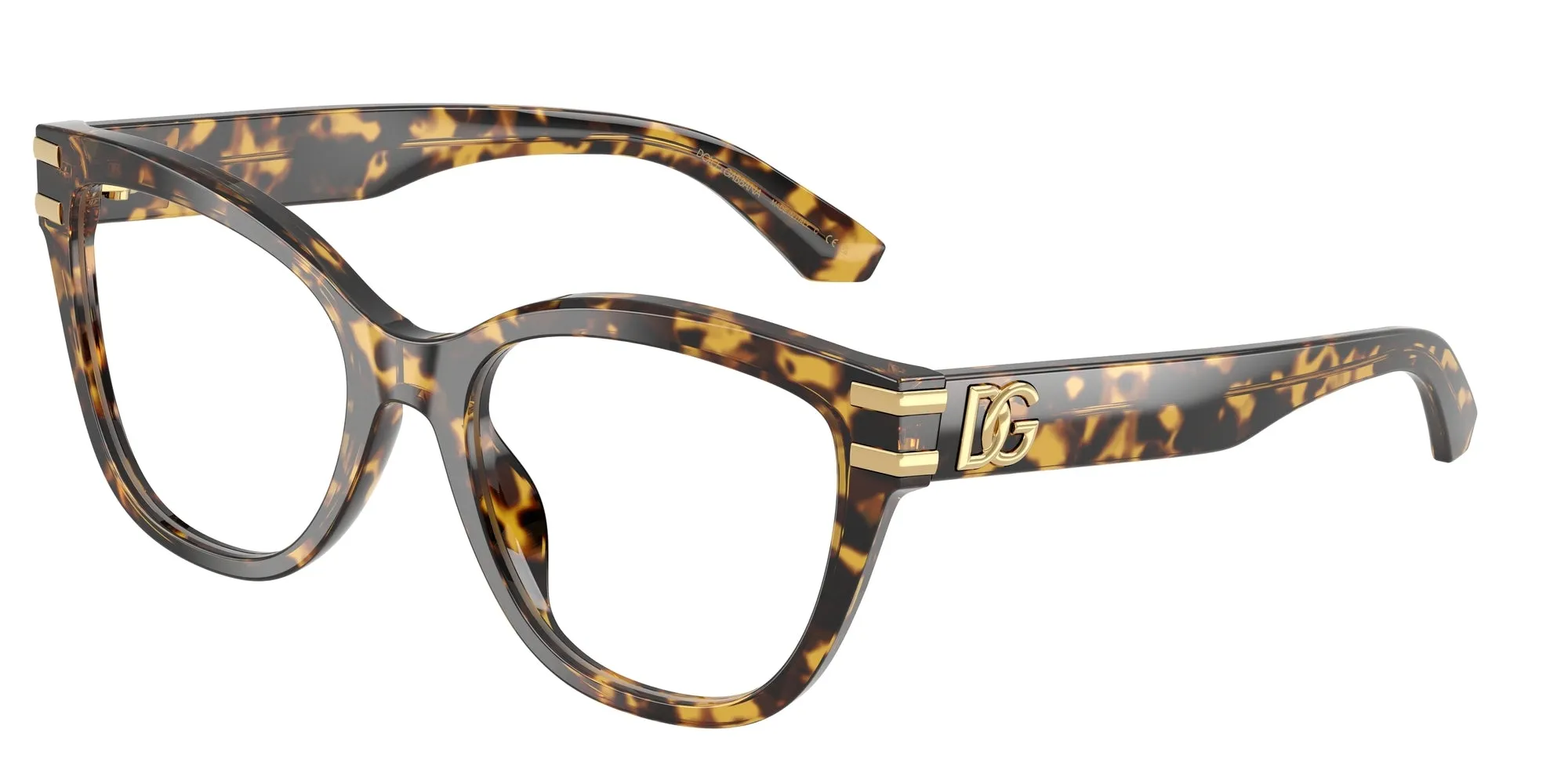 Dolce & Gabbana DG3418 3330 Montature da vista Acetato Tartaruga Farfalla Normale - immagine 1