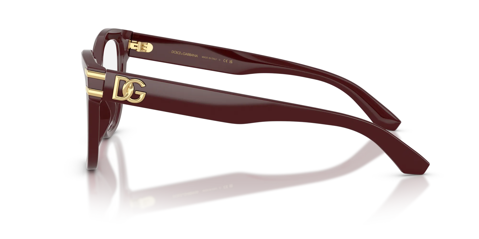 Dolce & Gabbana DG3418 3091 Montature da vista Acetato Rosso Farfalla Normale - immagine 4