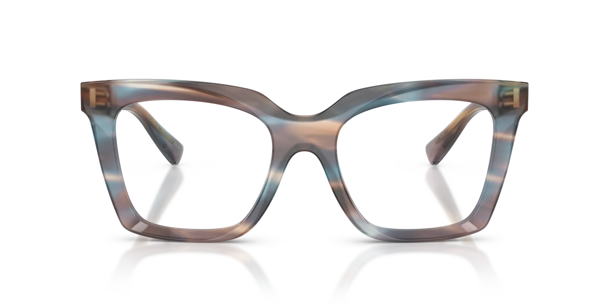 Dolce & Gabbana DG3417 3448 Montature da vista Acetato Blu Squadrata Normale - immagine 3