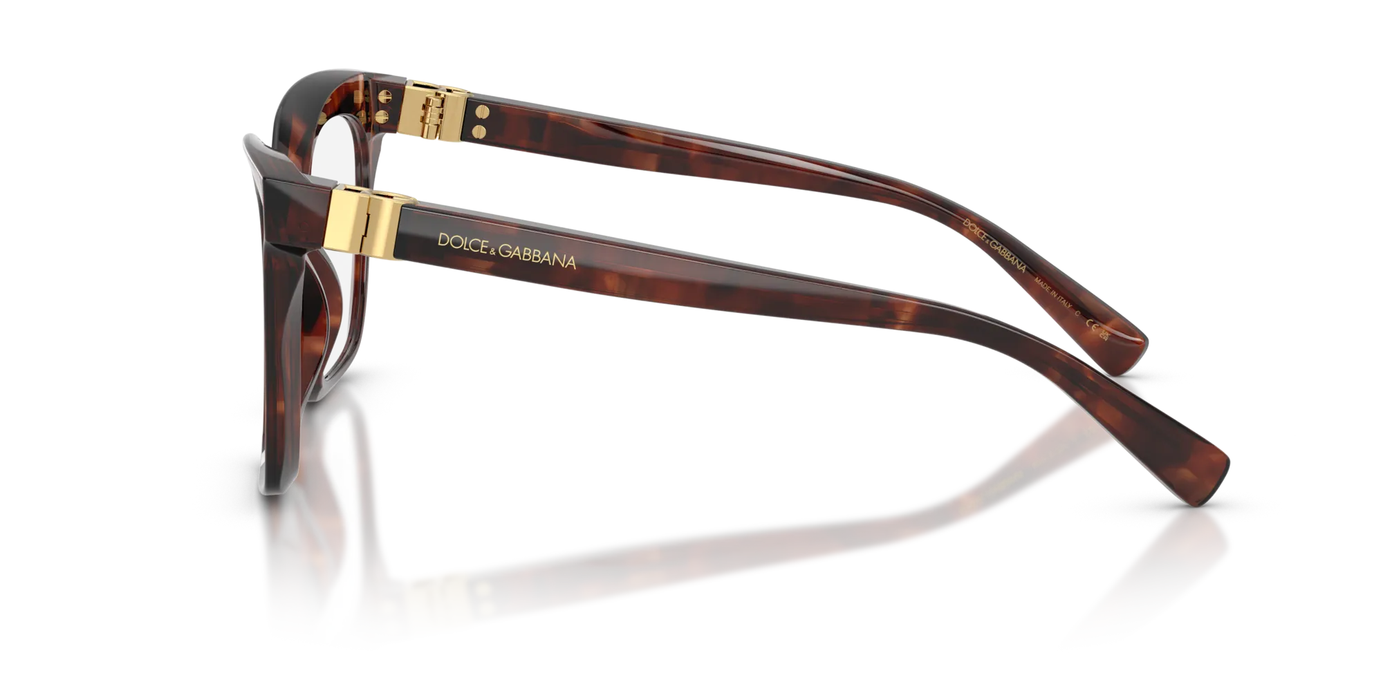Dolce & Gabbana DG3417 3222 Montature da vista Acetato Rosso Squadrata Normale - immagine 4