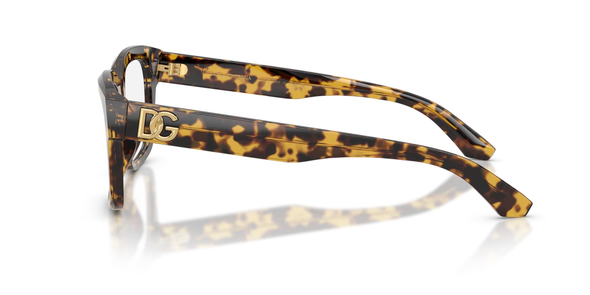 Dolce & Gabbana DG3416 3330 Montature da vista Acetato Tartaruga Squadrata Normale - immagine 4