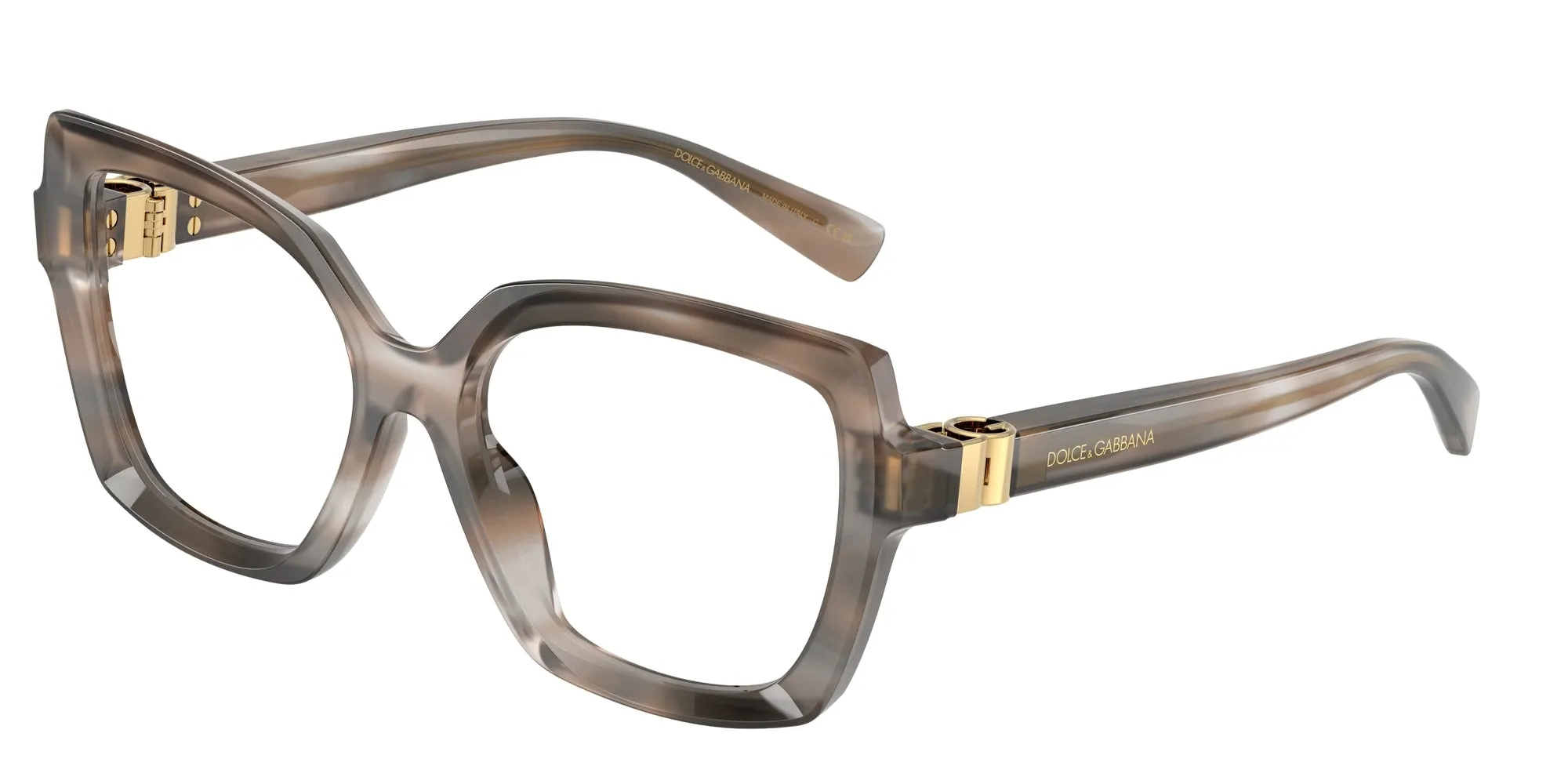 Dolce & Gabbana DG3413 3449 Montature da vista Acetato Grigio Farfalla Normale - immagine 1