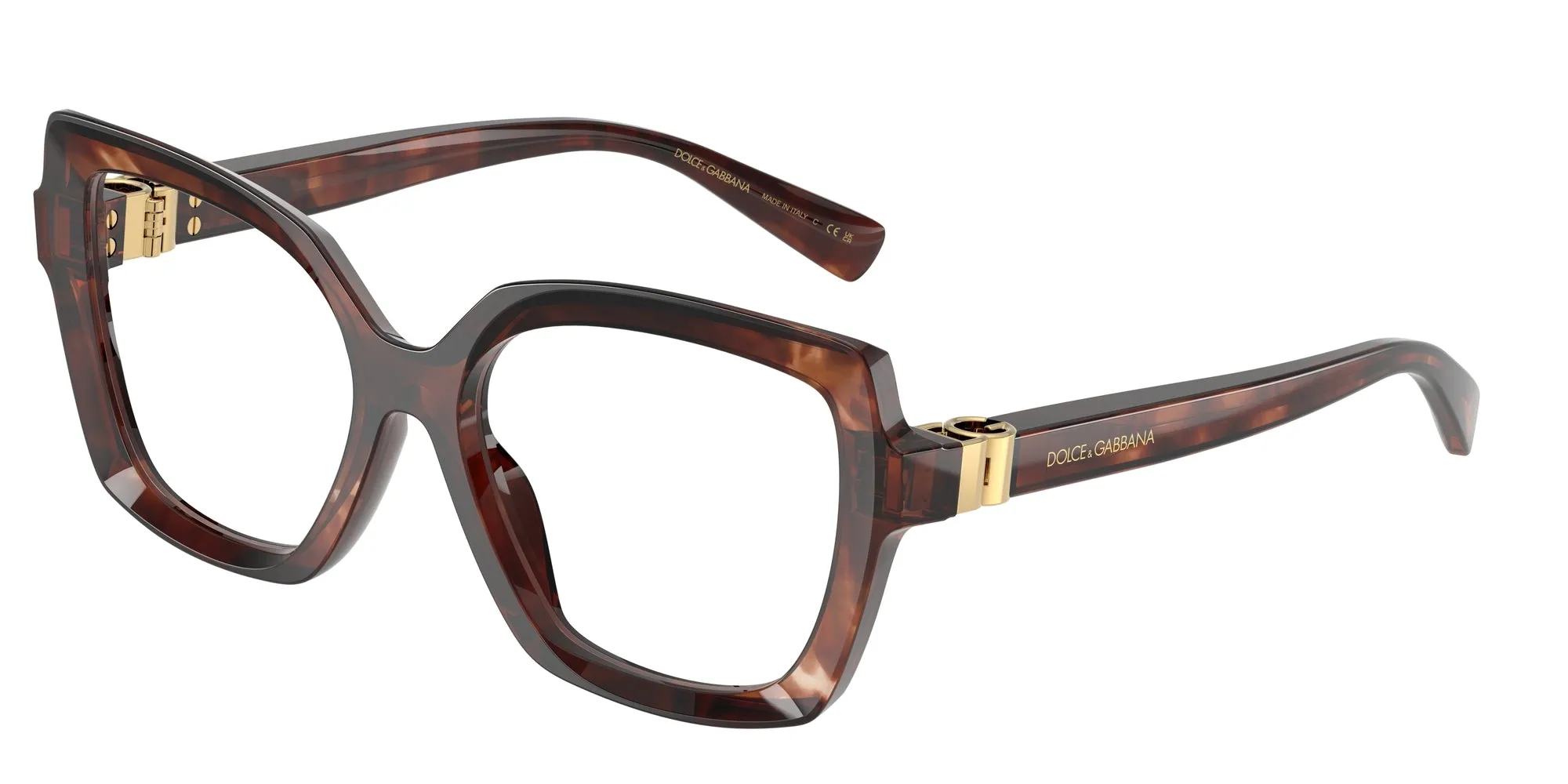 Dolce & Gabbana DG3413 3222 Montature da vista Acetato Rosso Farfalla Normale - immagine 1