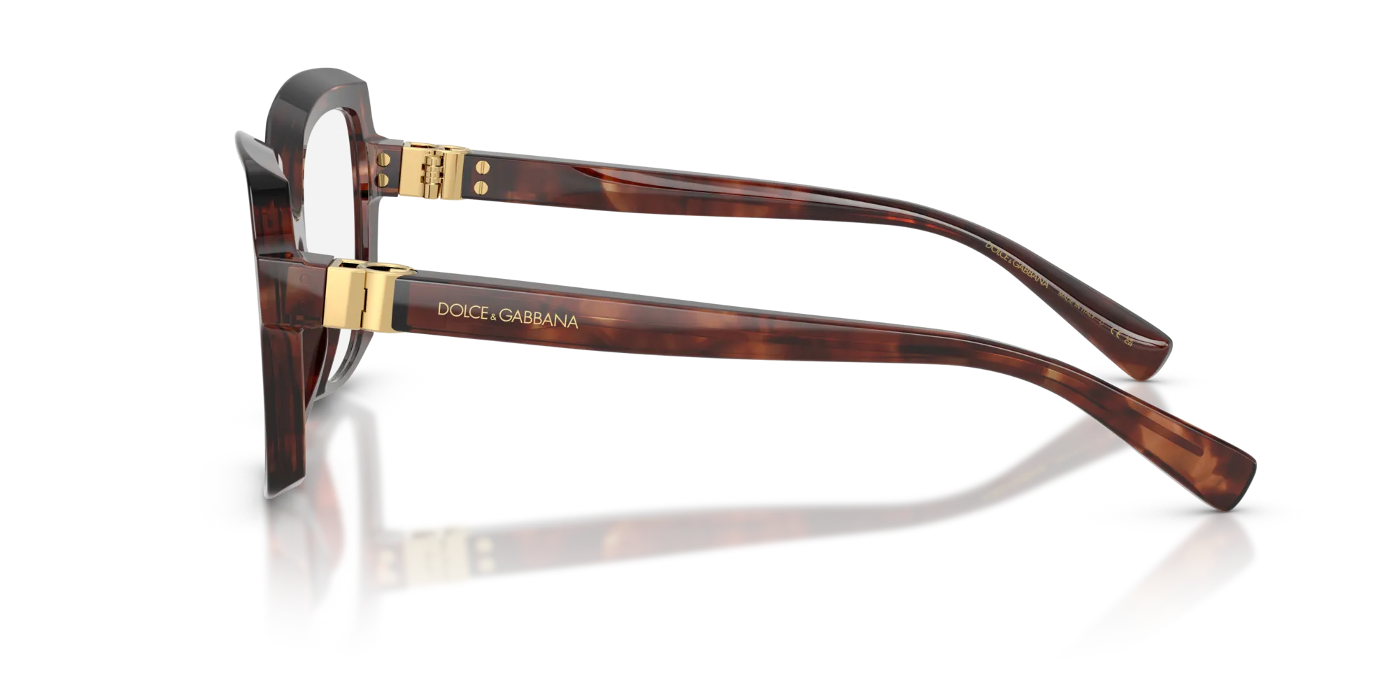 Dolce & Gabbana DG3413 3222 Montature da vista Acetato Rosso Farfalla Normale - immagine 4