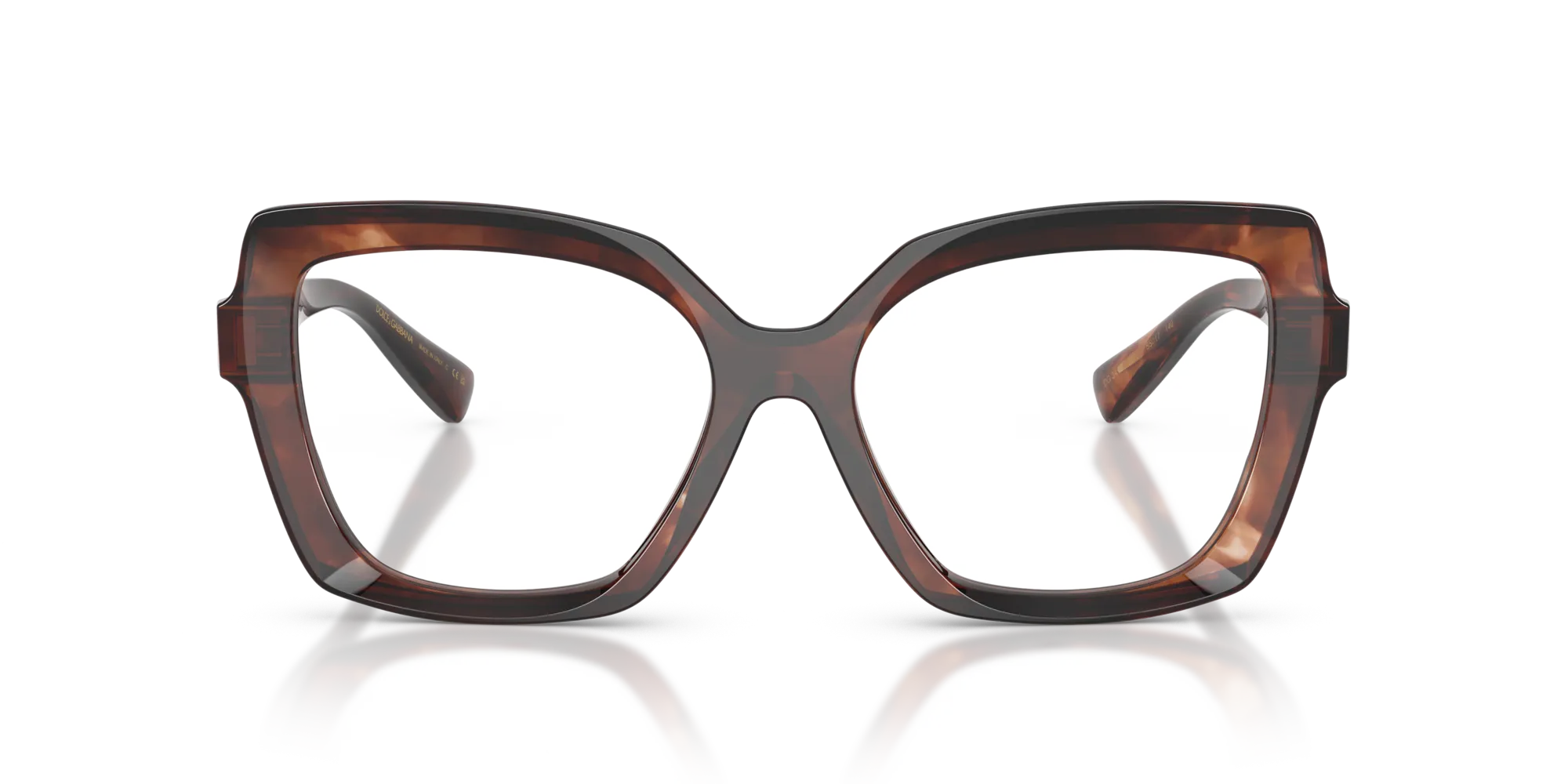 Dolce & Gabbana DG3413 3222 Montature da vista Acetato Rosso Farfalla Normale - immagine 3