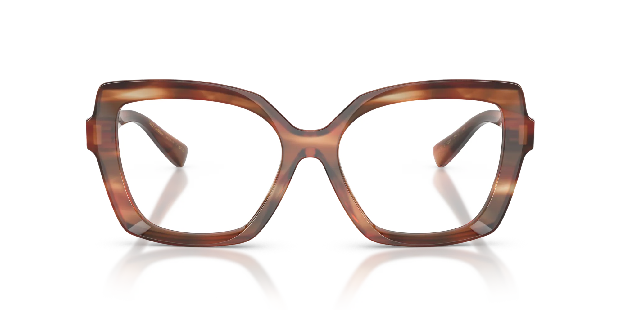 Dolce & Gabbana DG3413 3221 Montature da vista Acetato Tartaruga Farfalla Normale - immagine 3