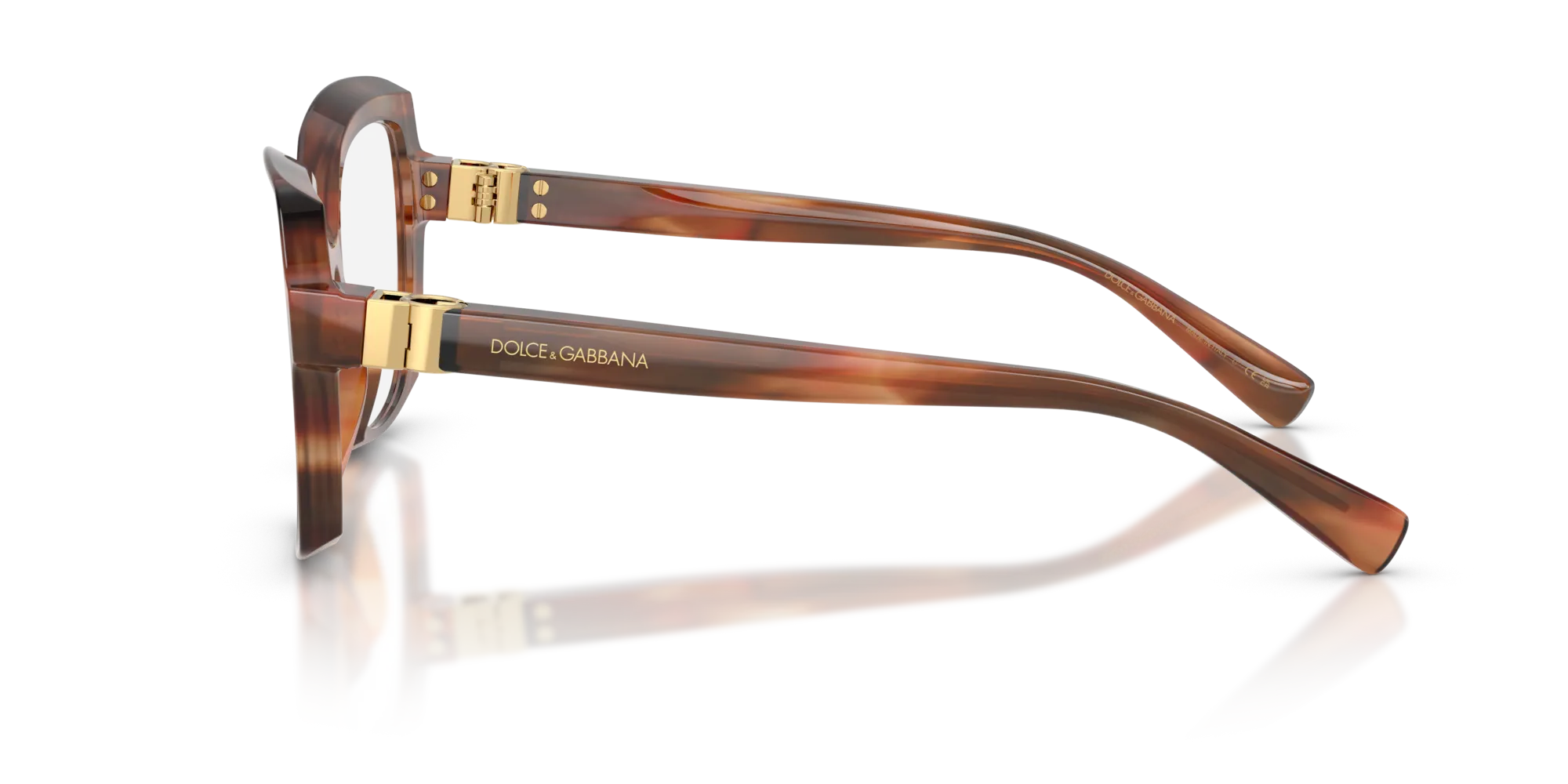Dolce & Gabbana DG3413 3221 Montature da vista Acetato Tartaruga Farfalla Normale - immagine 4