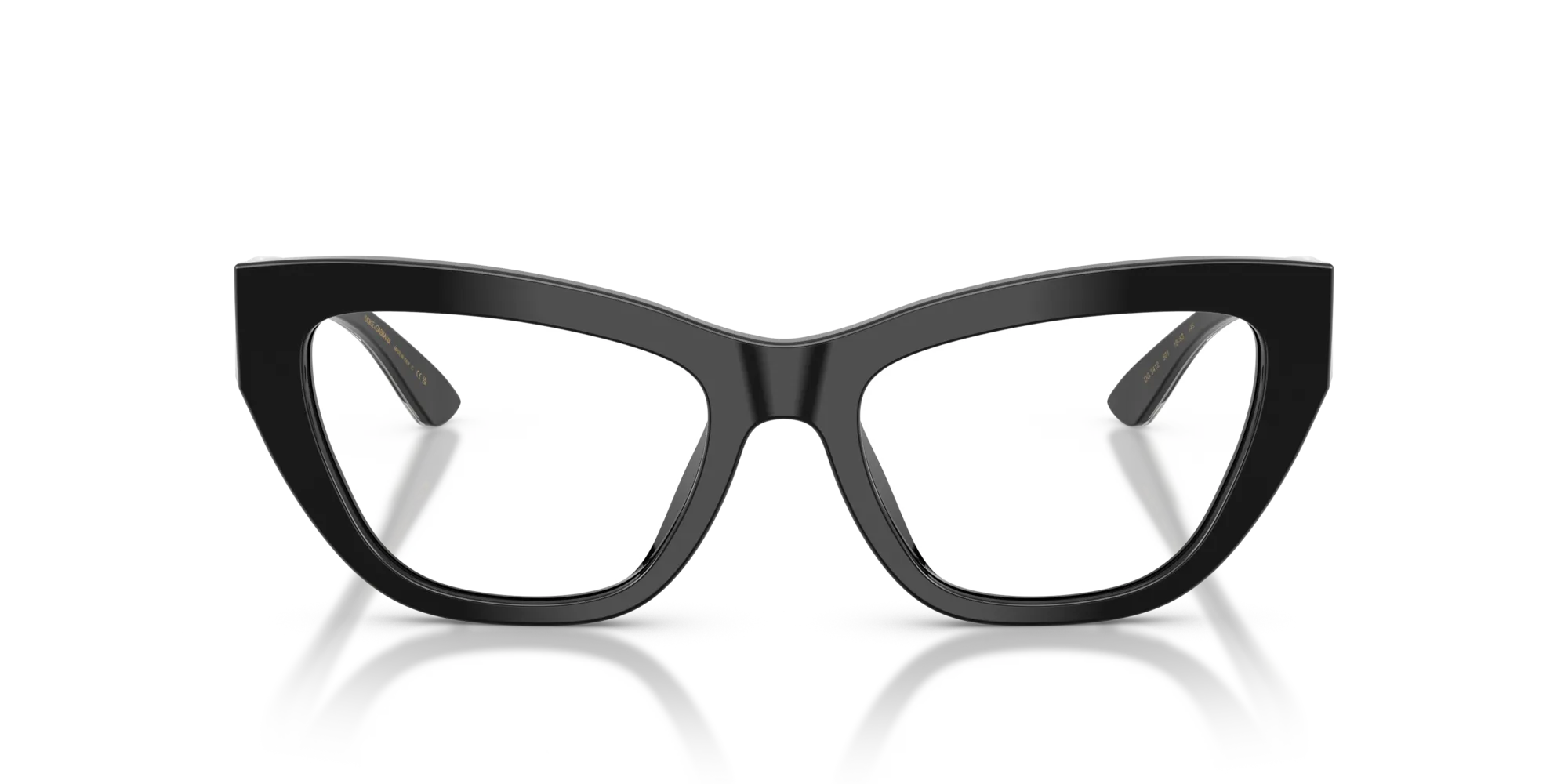 Dolce & Gabbana DG3412 501 Montature da vista Acetato Nero Cat Eye Normale - immagine 3
