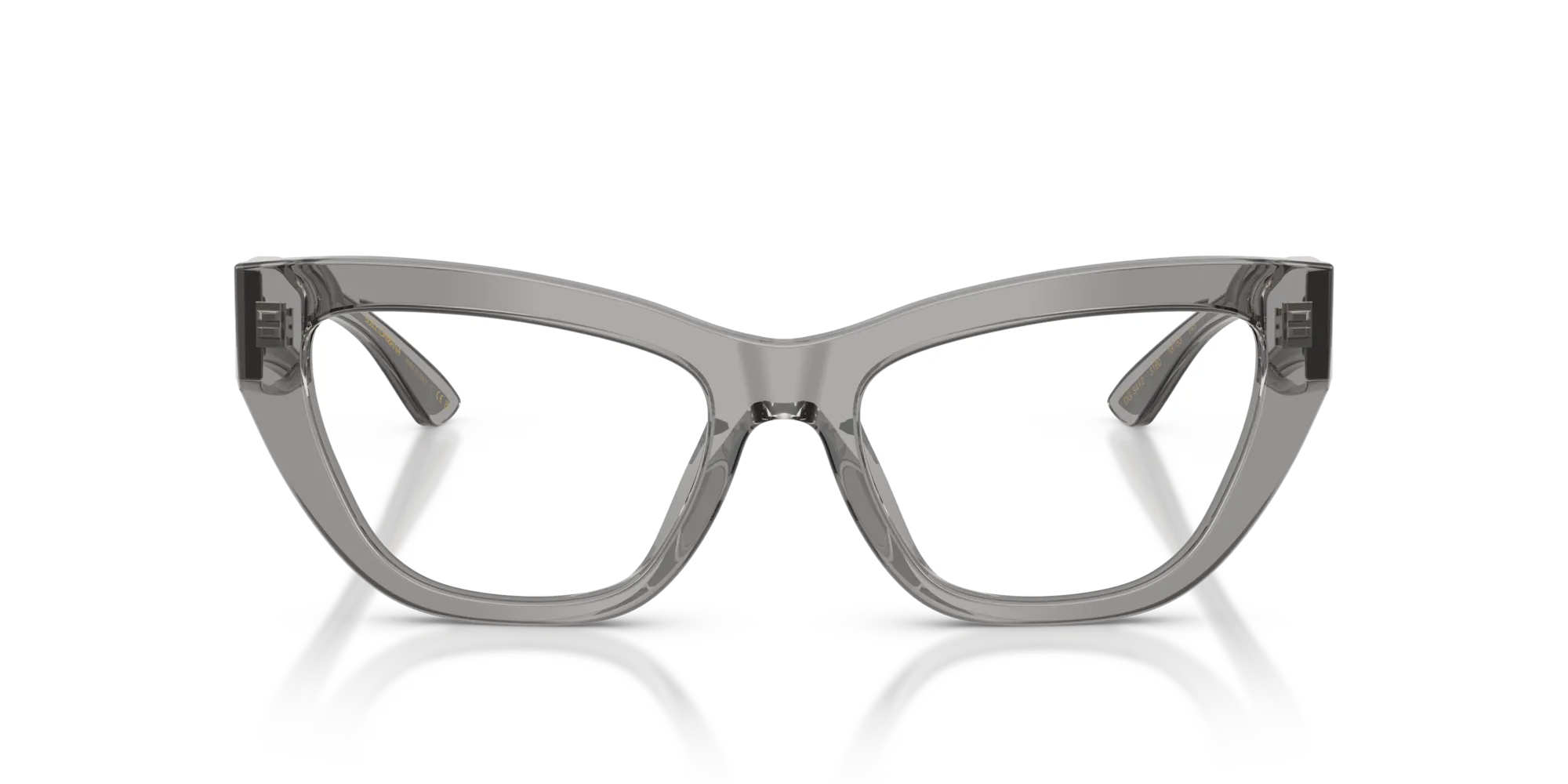 Dolce & Gabbana DG3412 3160 Montature da vista Acetato Grigio Cat Eye Normale - immagine 3