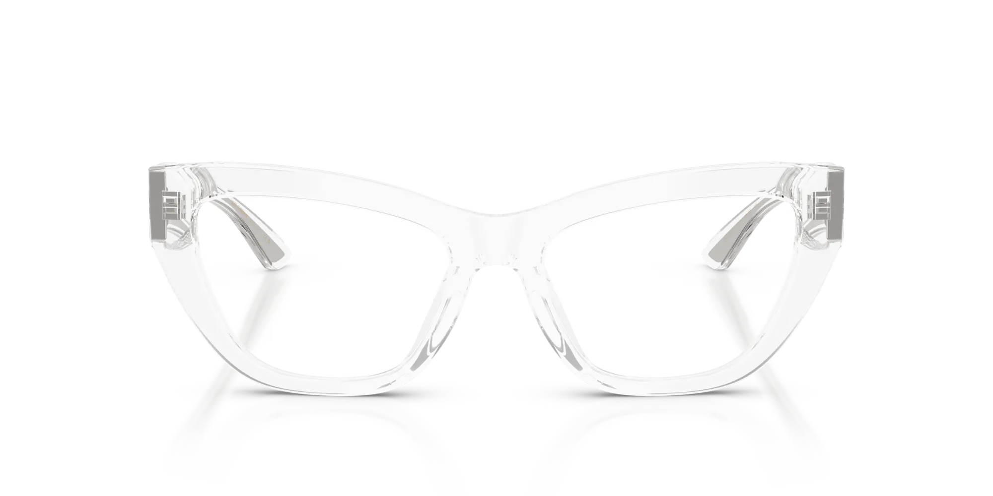 Dolce & Gabbana DG3412 3133 Montature da vista Acetato Trasparente Trasparente Cat Eye Normale - immagine 3