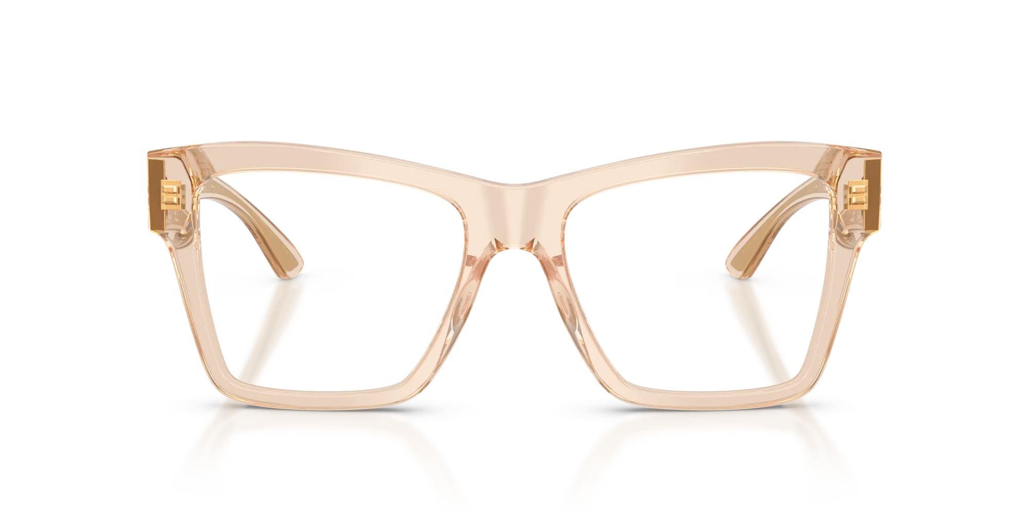 Dolce & Gabbana DG3411 3432 Montature da vista Acetato Marrone Squadrata Normale - immagine 3