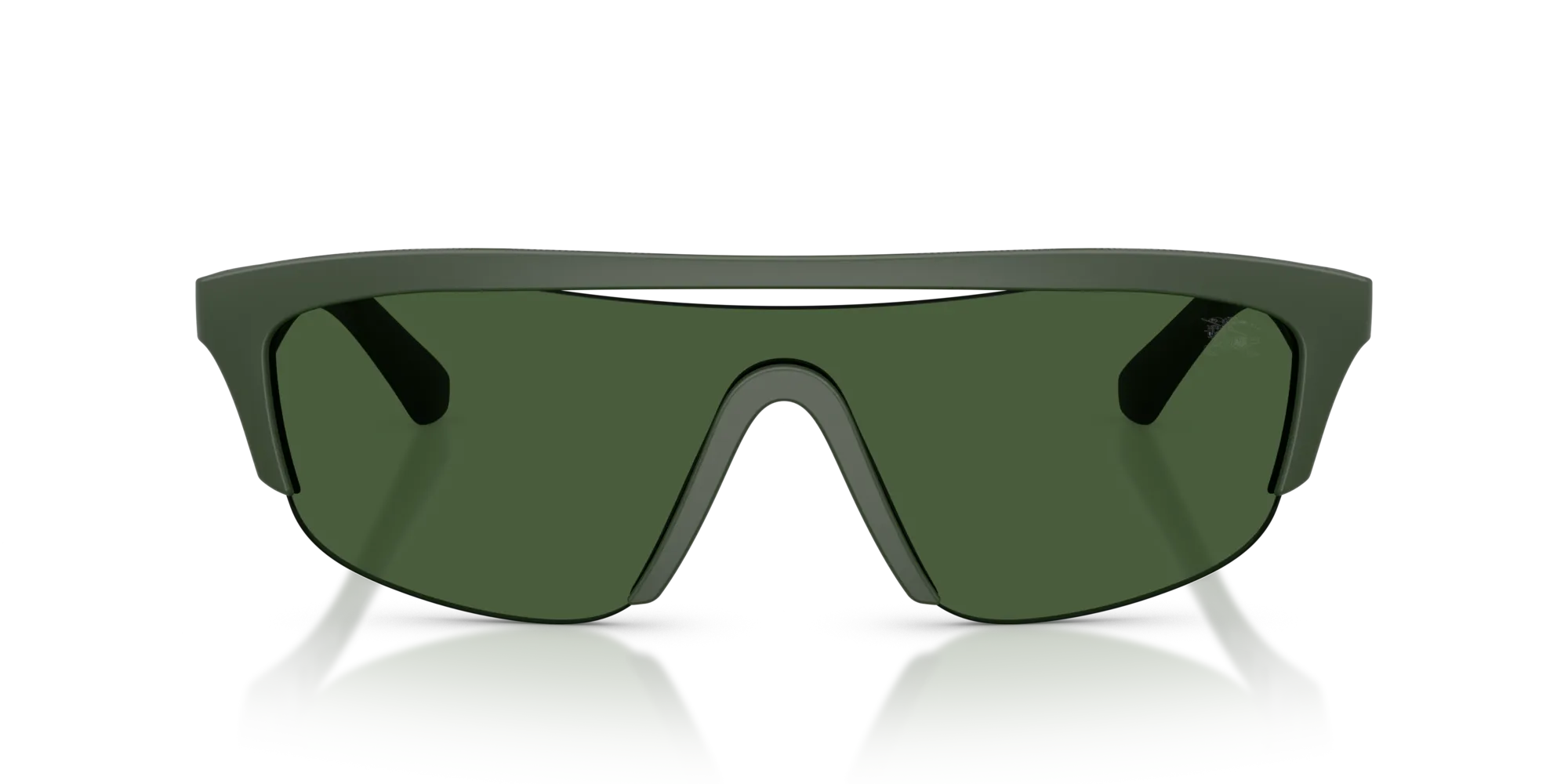 Burberry BE4460U 417071 Occhiali da sole Iniettato Verde Verde Squadrata Normale - immagine 3