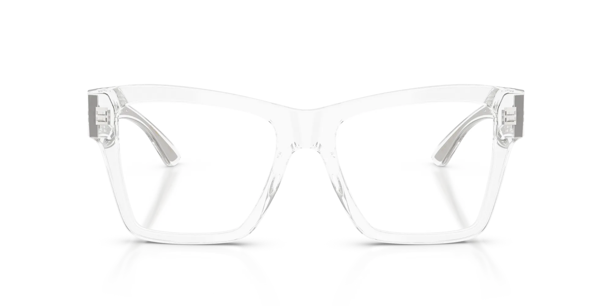 Dolce & Gabbana DG3411 3133 Montature da vista Acetato Trasparente Trasparente Squadrata Normale - immagine 3