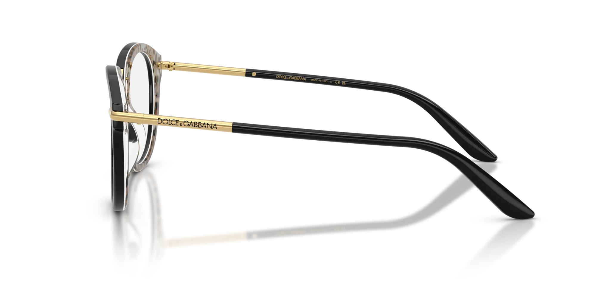 Dolce & Gabbana DG3410 3299 Montature da vista Acetato Nero Pantos Normale - immagine 4
