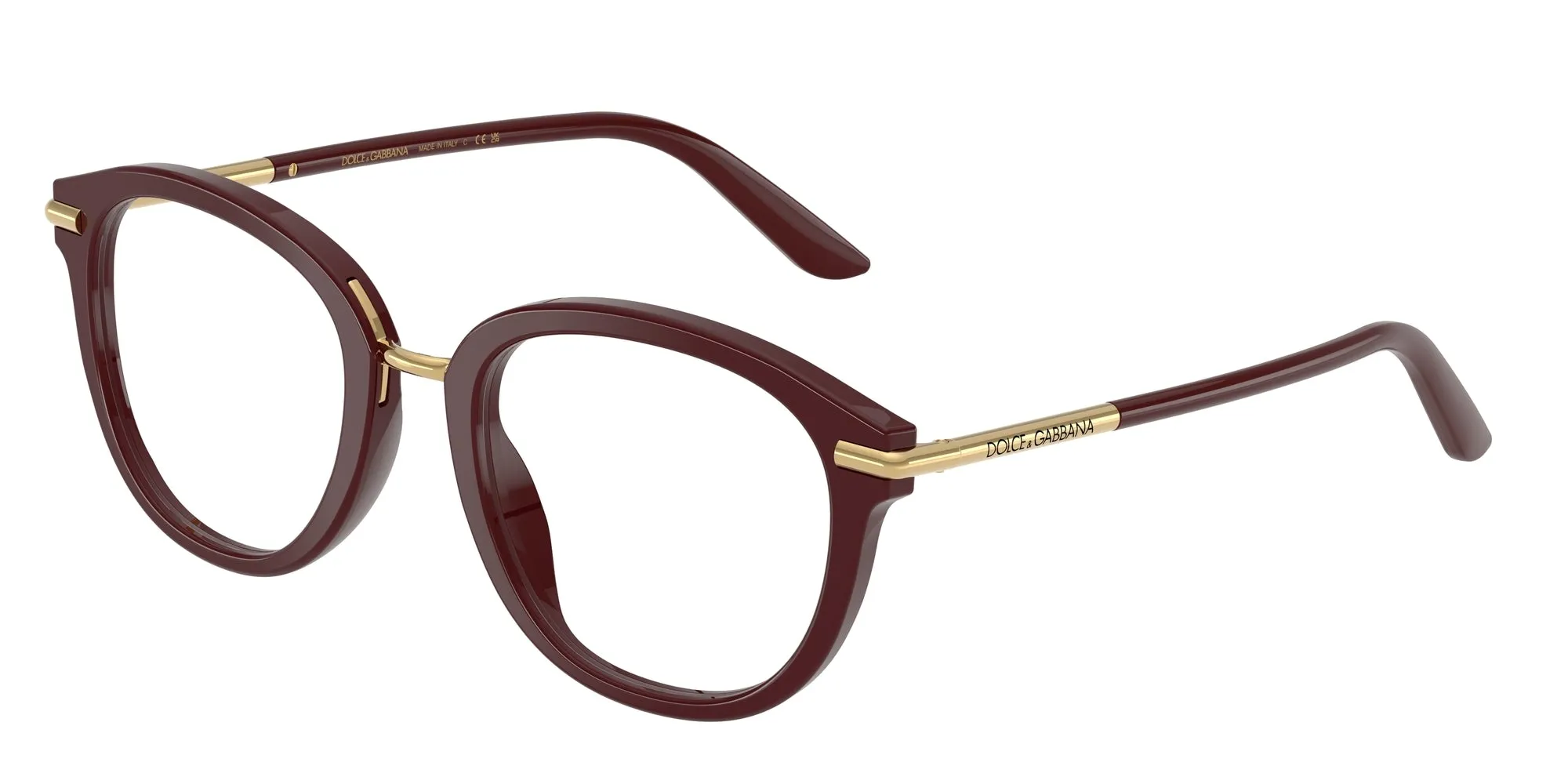 Dolce & Gabbana DG3410 3091 Montature da vista Acetato Rosso Pantos Normale - immagine 1