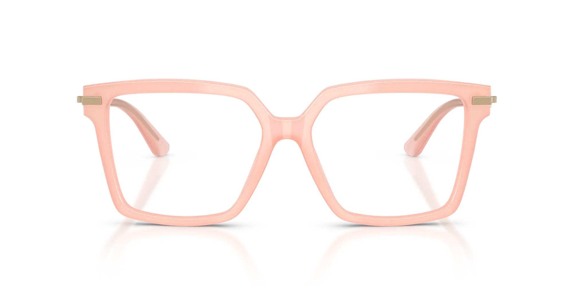 Dolce & Gabbana DG3397 3436 Montature da vista Acetato Rosa Trasparente Squadrata Normale - immagine 3