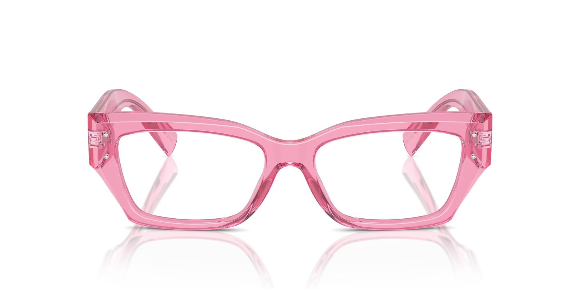 Dolce & Gabbana DG3387 3148 Montature da vista Acetato Rosa Squadrata Normale - immagine 3