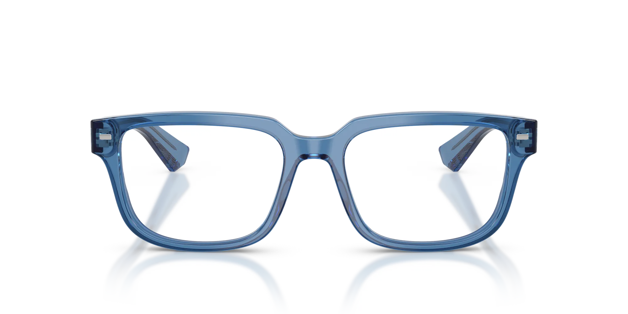 Dolce & Gabbana DG3380 3398 Montature da vista Acetato Blu Trasparente Squadrata Normale - immagine 3