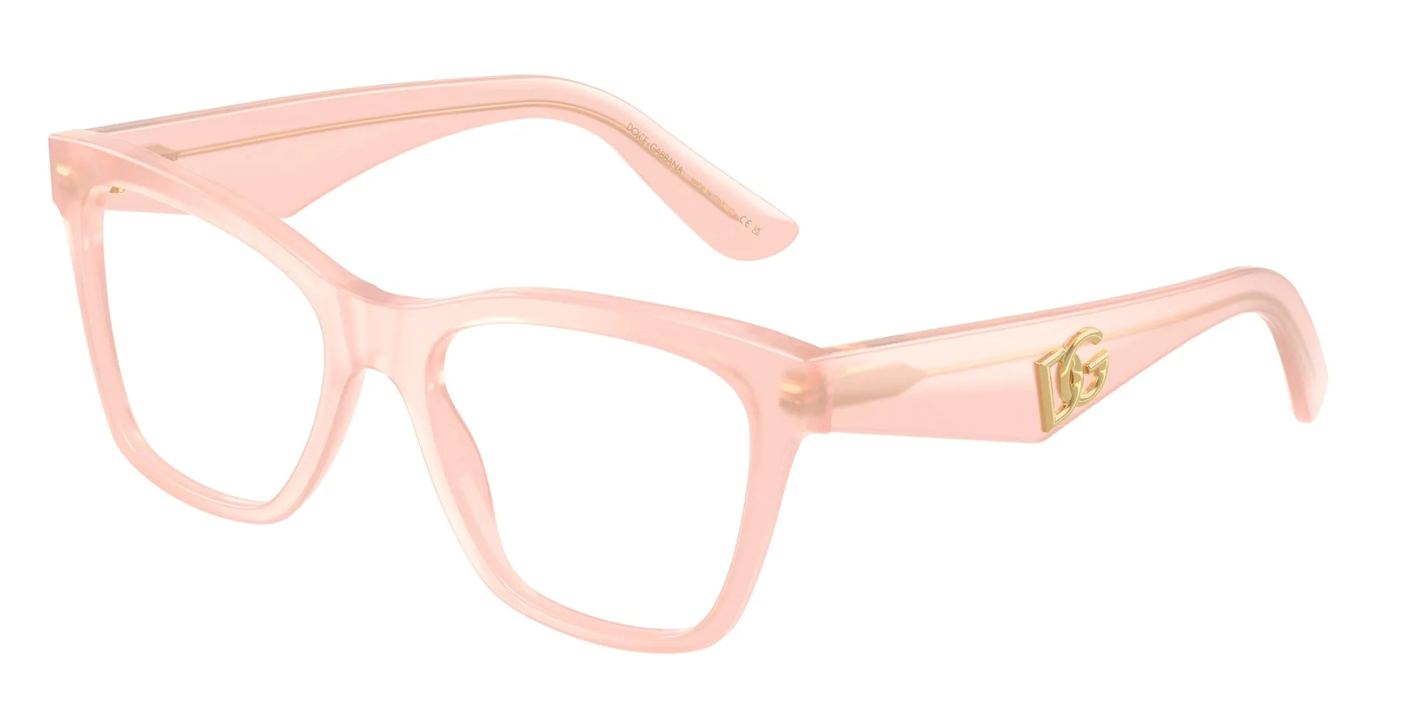 Dolce & Gabbana DG3374 3384 Montature da vista Acetato Rosa Trasparente Squadrata Normale - immagine 1