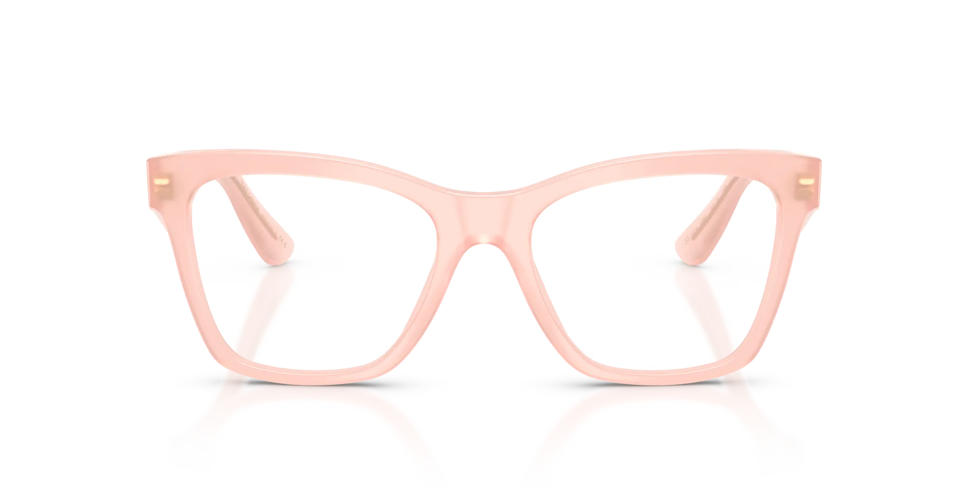 Dolce & Gabbana DG3374 3384 Montature da vista Acetato Rosa Trasparente Squadrata Normale - immagine 3