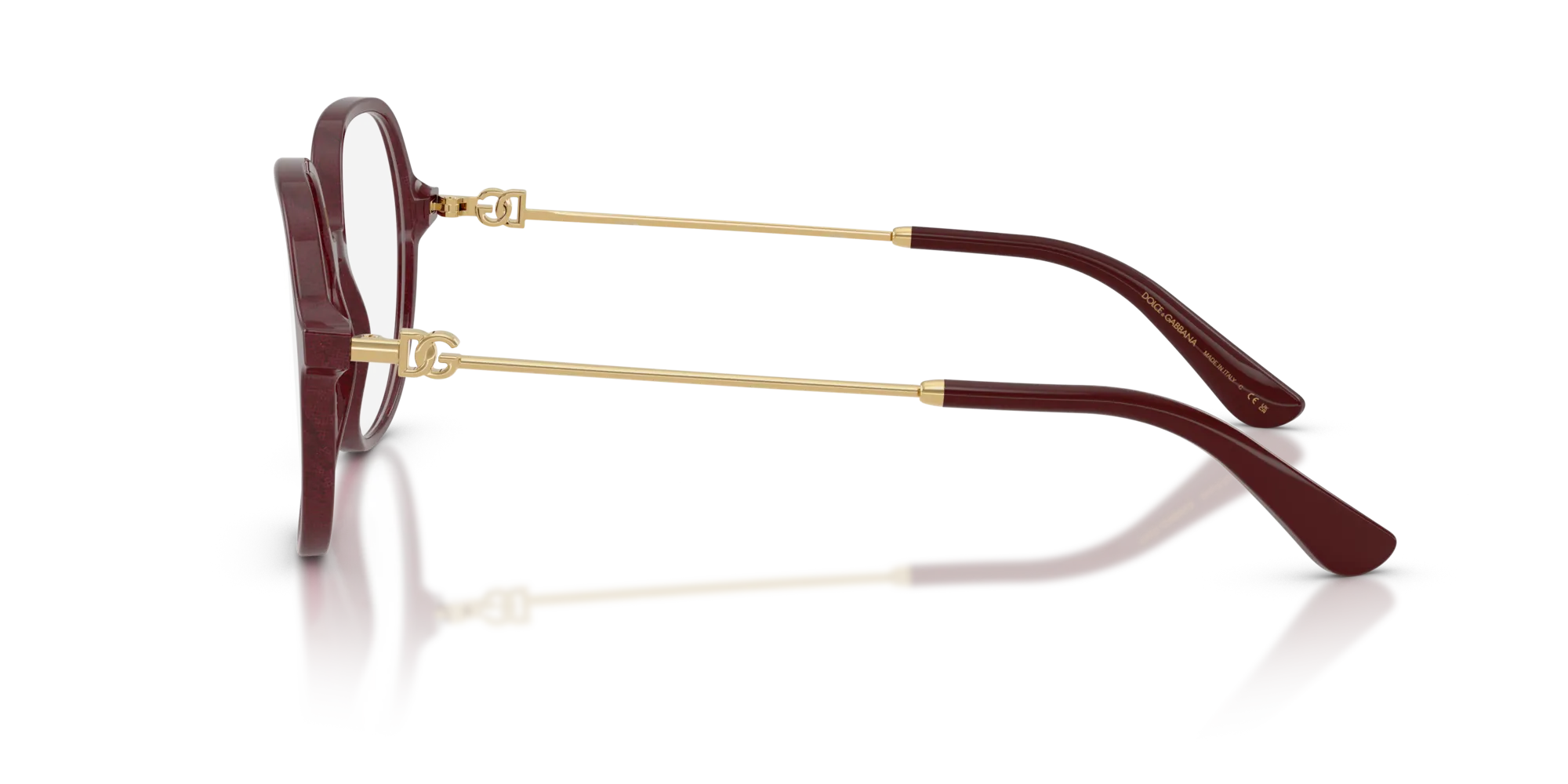 Dolce & Gabbana DG3364 3442 Montature da vista Acetato Rosso Farfalla Normale - immagine 4