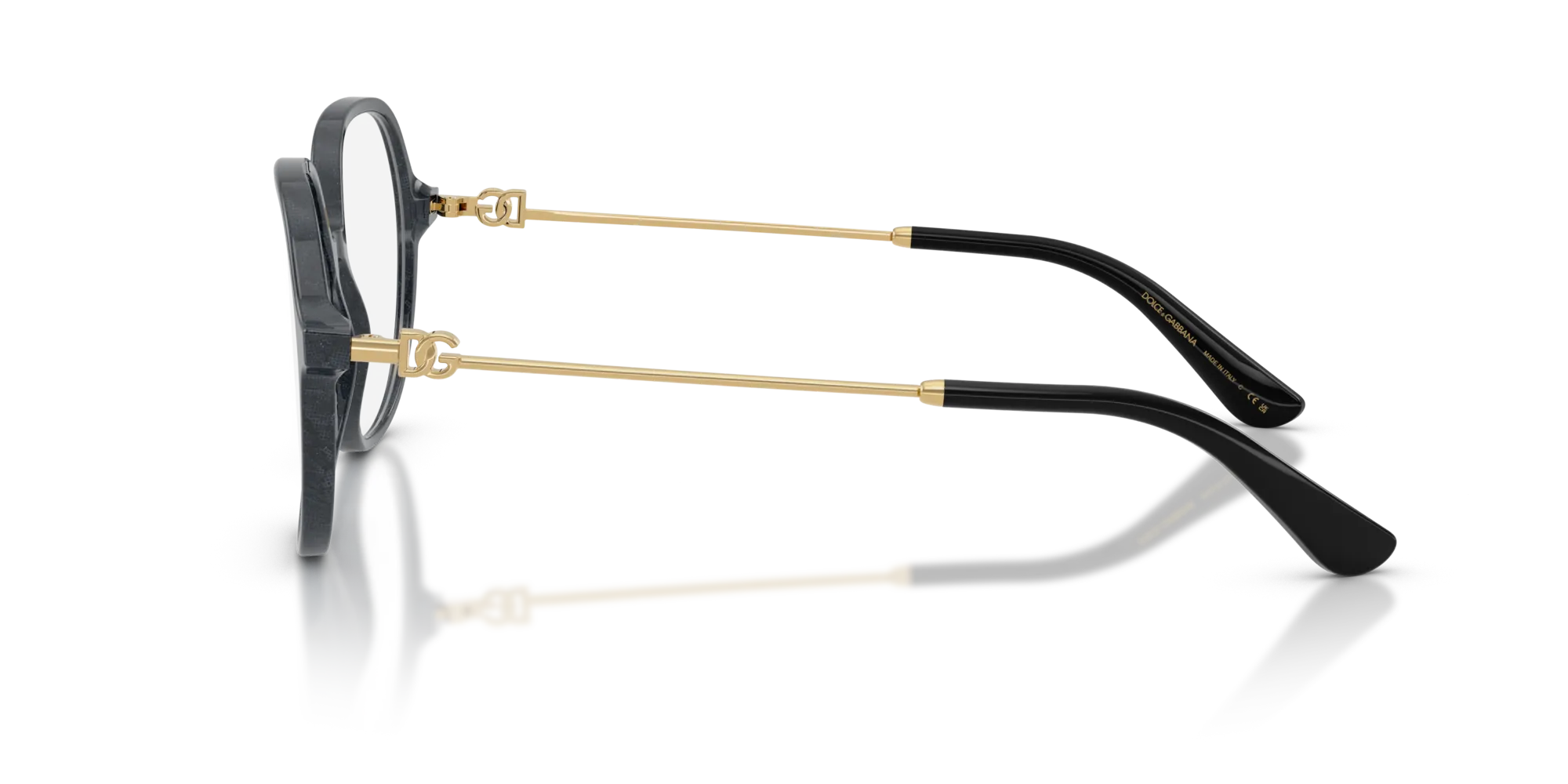 Dolce & Gabbana DG3364 3441 Montature da vista Acetato Grigio Farfalla Normale - immagine 4