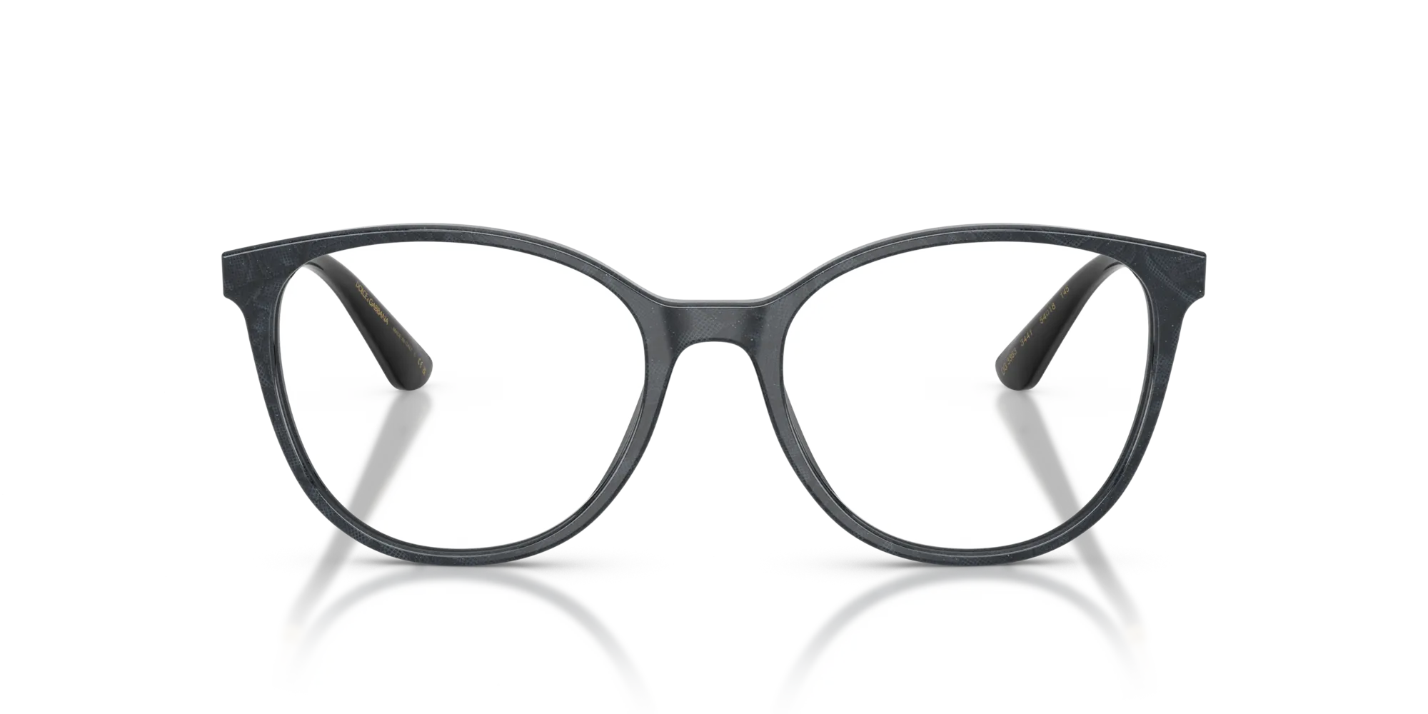Dolce & Gabbana DG3363 3441 Montature da vista Acetato Grigio Farfalla Normale - immagine 3