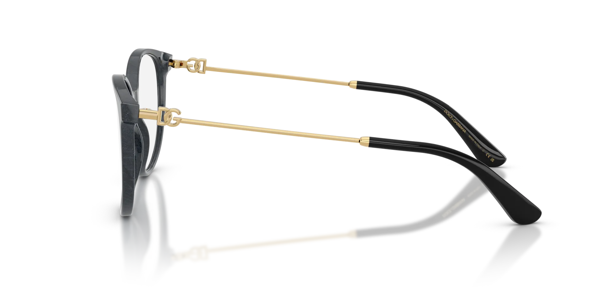 Dolce & Gabbana DG3363 3441 Montature da vista Acetato Grigio Farfalla Normale - immagine 4