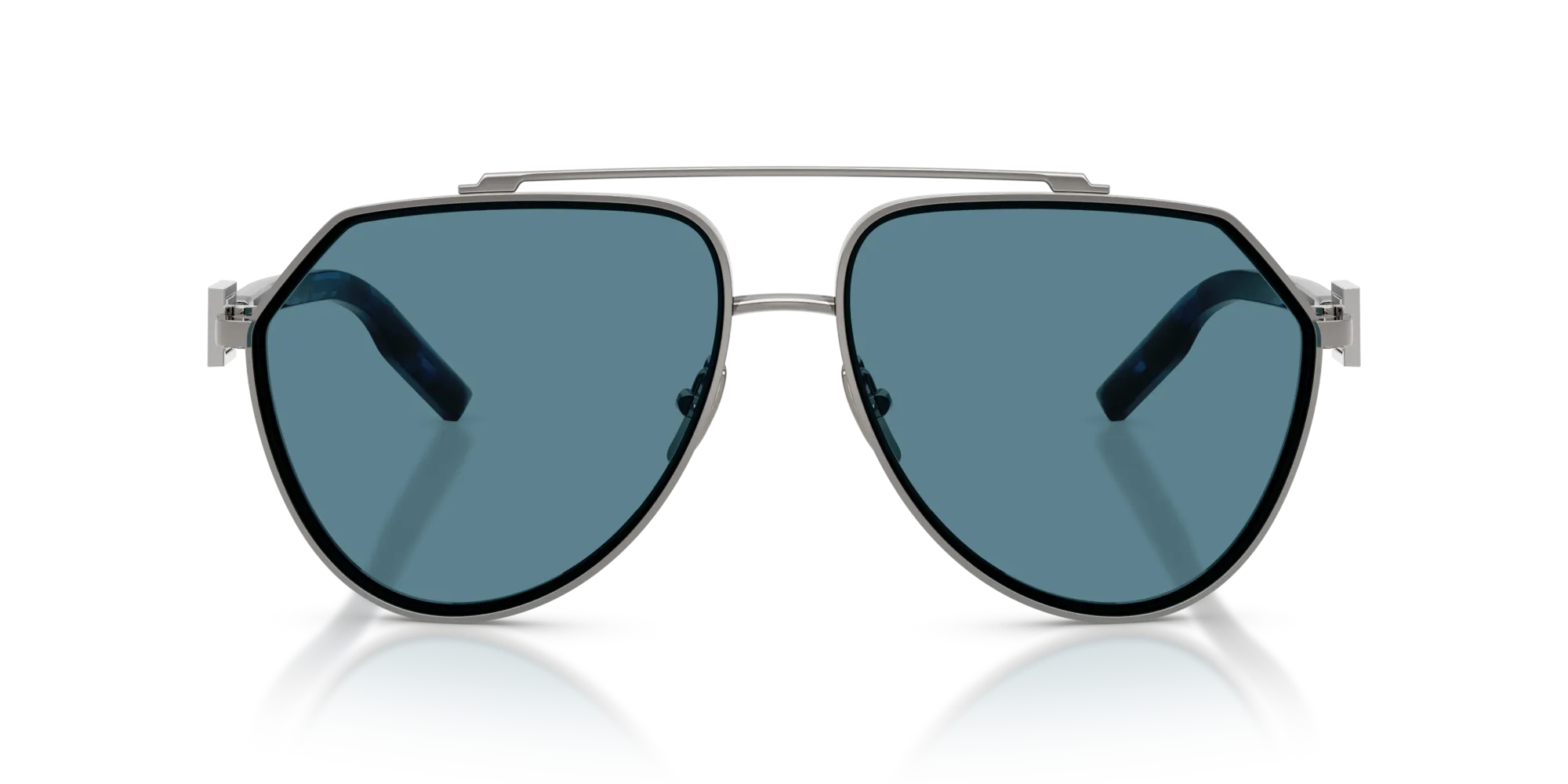 Dolce & Gabbana DG2315 04/80 Occhiali da sole Metallo Grigio Grigio Pilot Normale - immagine 3