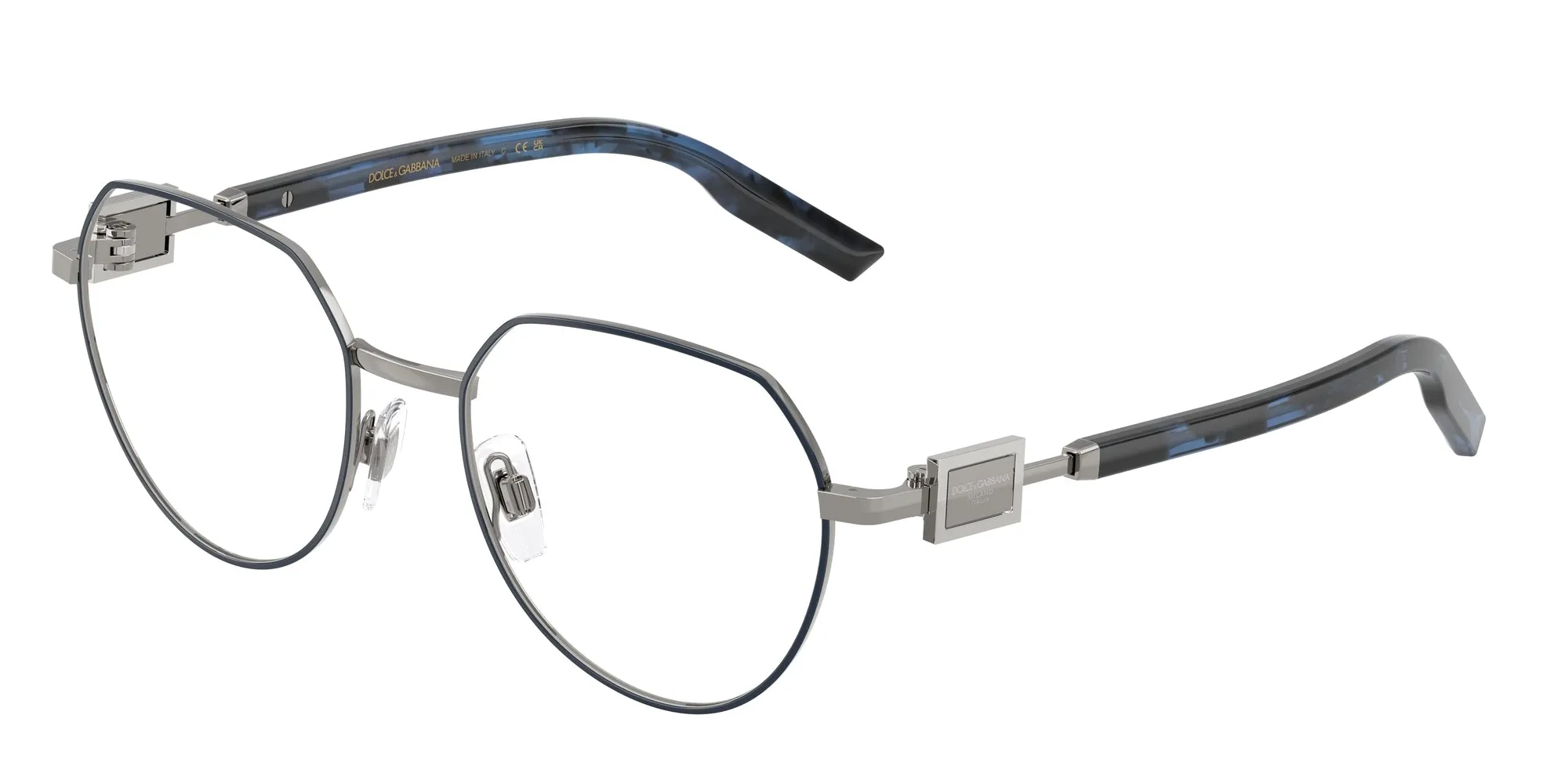Dolce & Gabbana DG1362 1349 Montature da vista Metallo Blu Pantos Normale - immagine 1