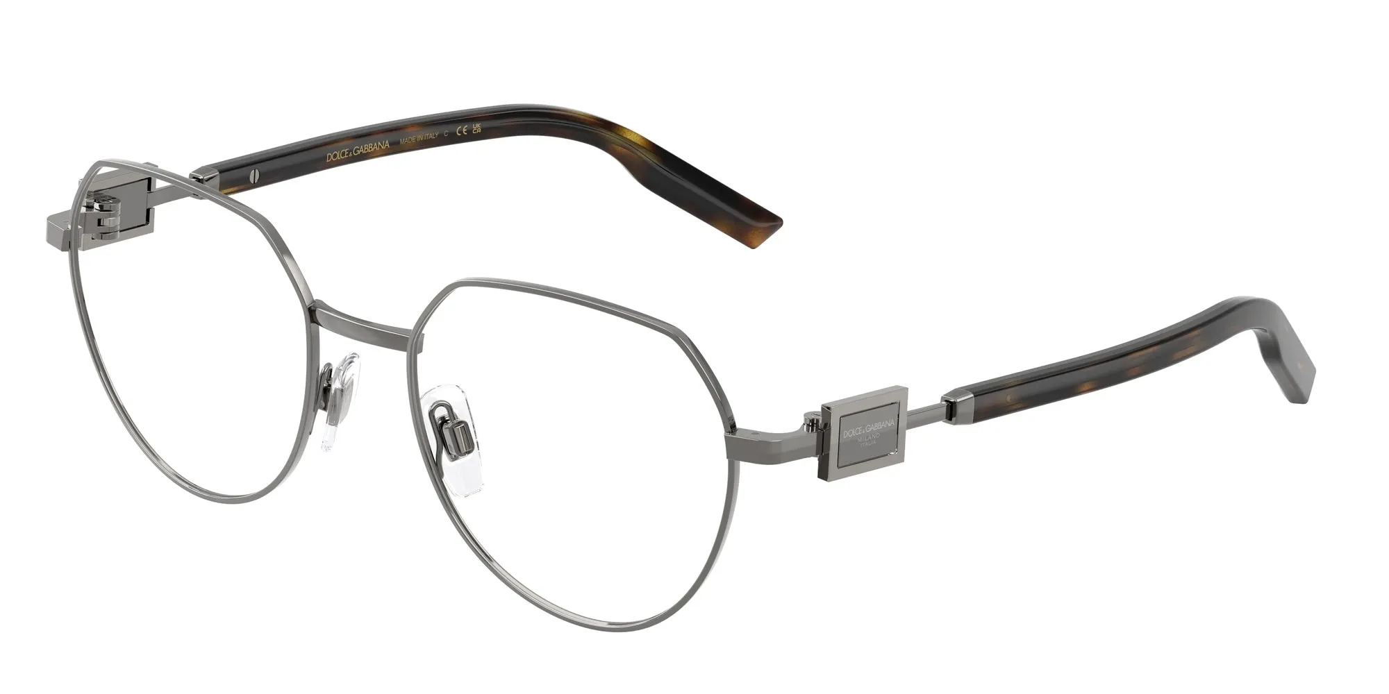 Dolce & Gabbana DG1362 1335 Montature da vista Metallo Marrone Pantos Normale - immagine 1