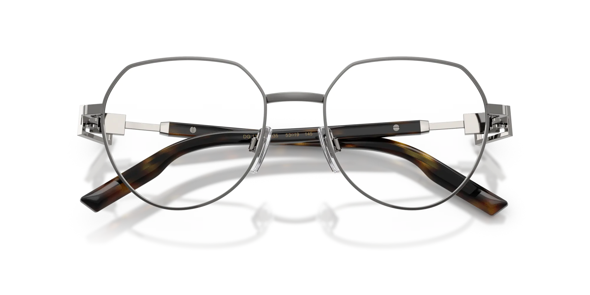Dolce & Gabbana DG1362 1335 Montature da vista Metallo Marrone Pantos Normale - immagine 2