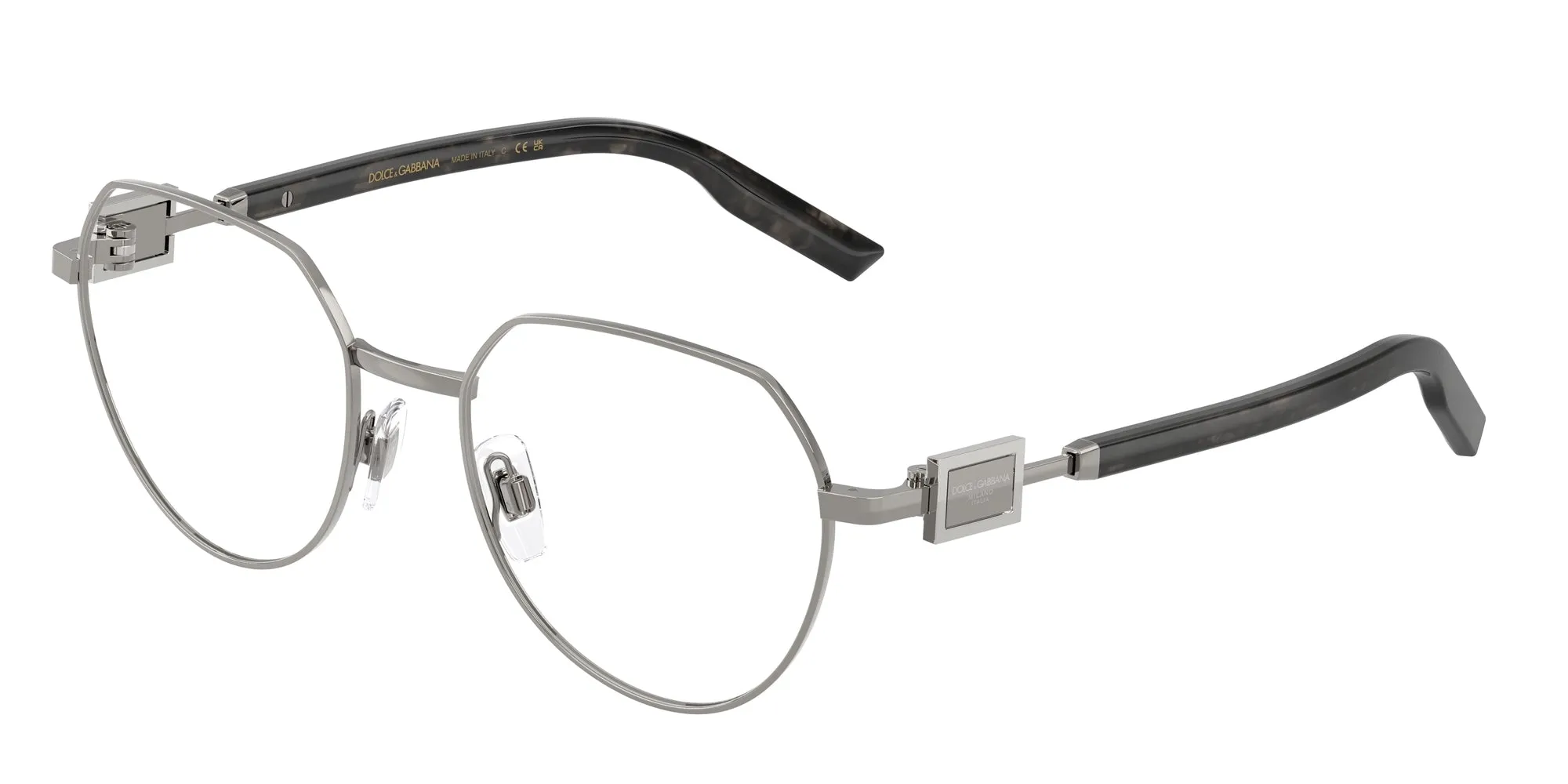 Dolce & Gabbana DG1362 04 Montature da vista Metallo Grigio Pantos Normale - immagine 1