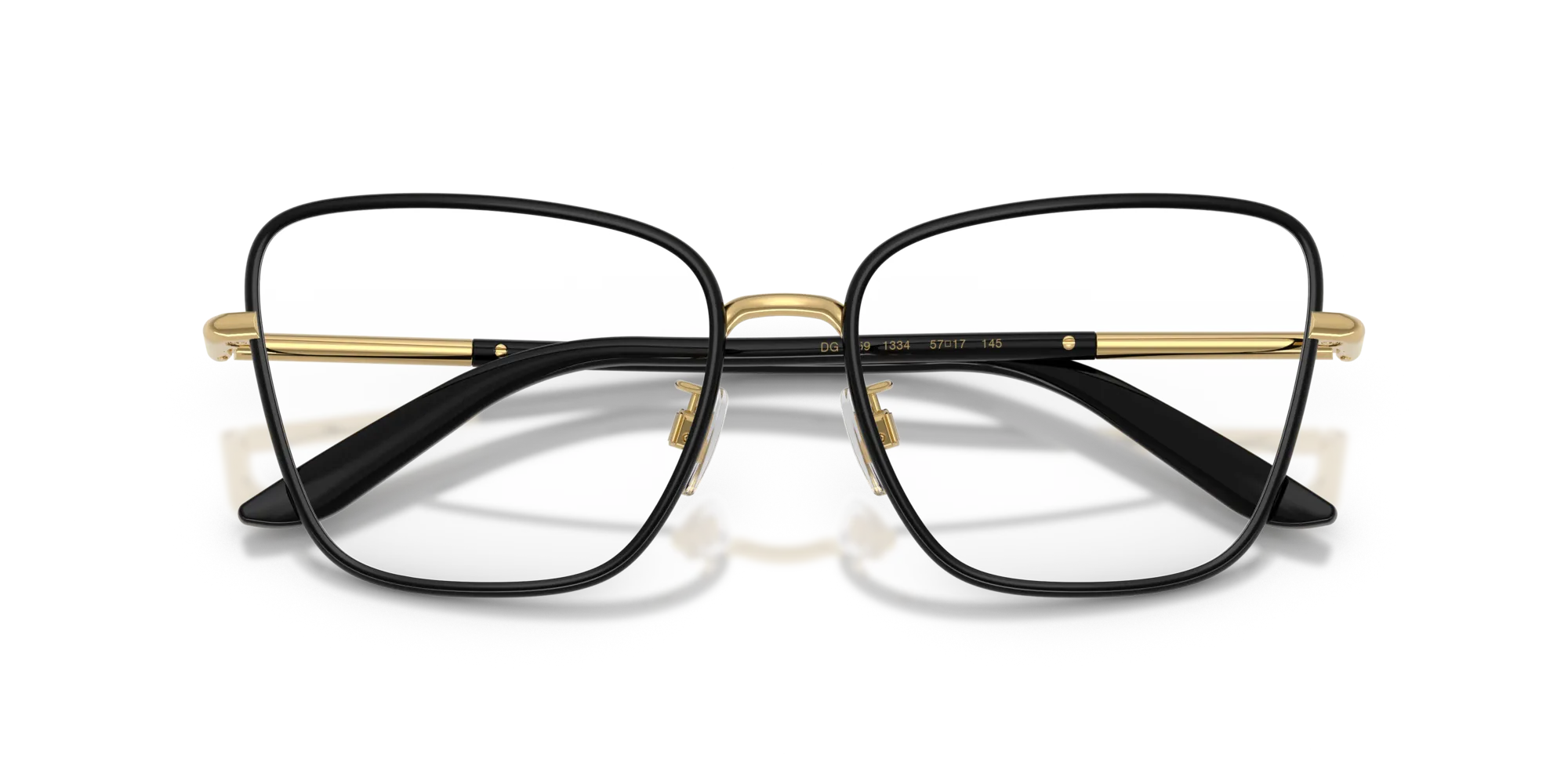 Dolce & Gabbana DG1359 1334 Montature da vista Metallo Nero Cat Eye Normale - immagine 2