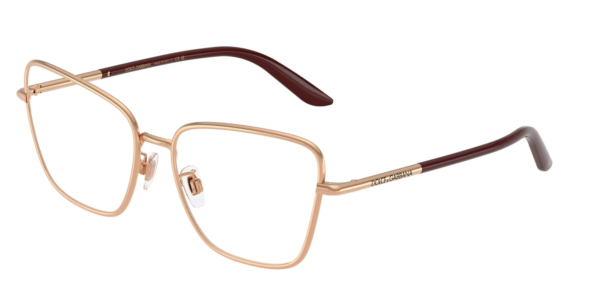 Dolce & Gabbana DG1359 1298 Montature da vista Metallo Oro Cat Eye Normale - immagine 1